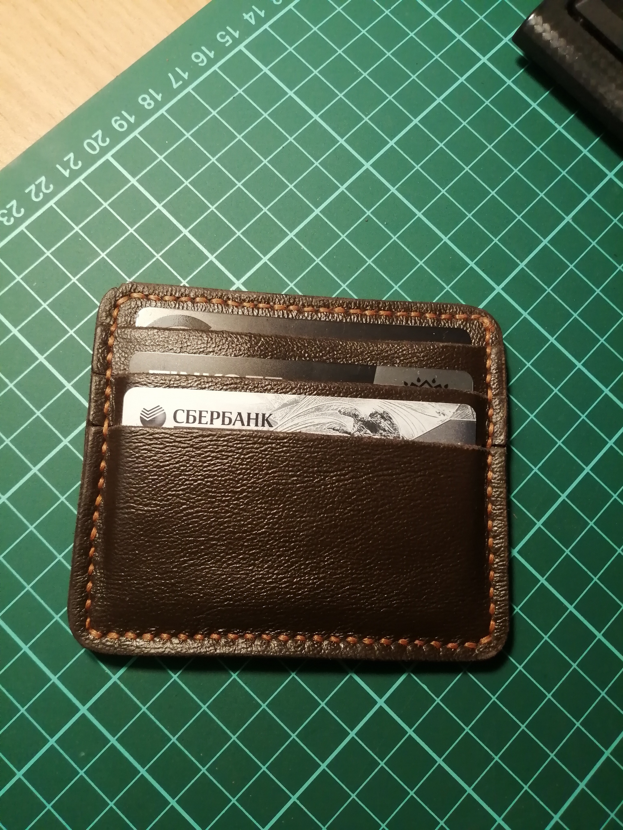 Ostrich wallet O_o??? - My, Wallet, Leather products, Handmade, Natural leather, Hobby, Thoughts, Longpost, Needlework without process