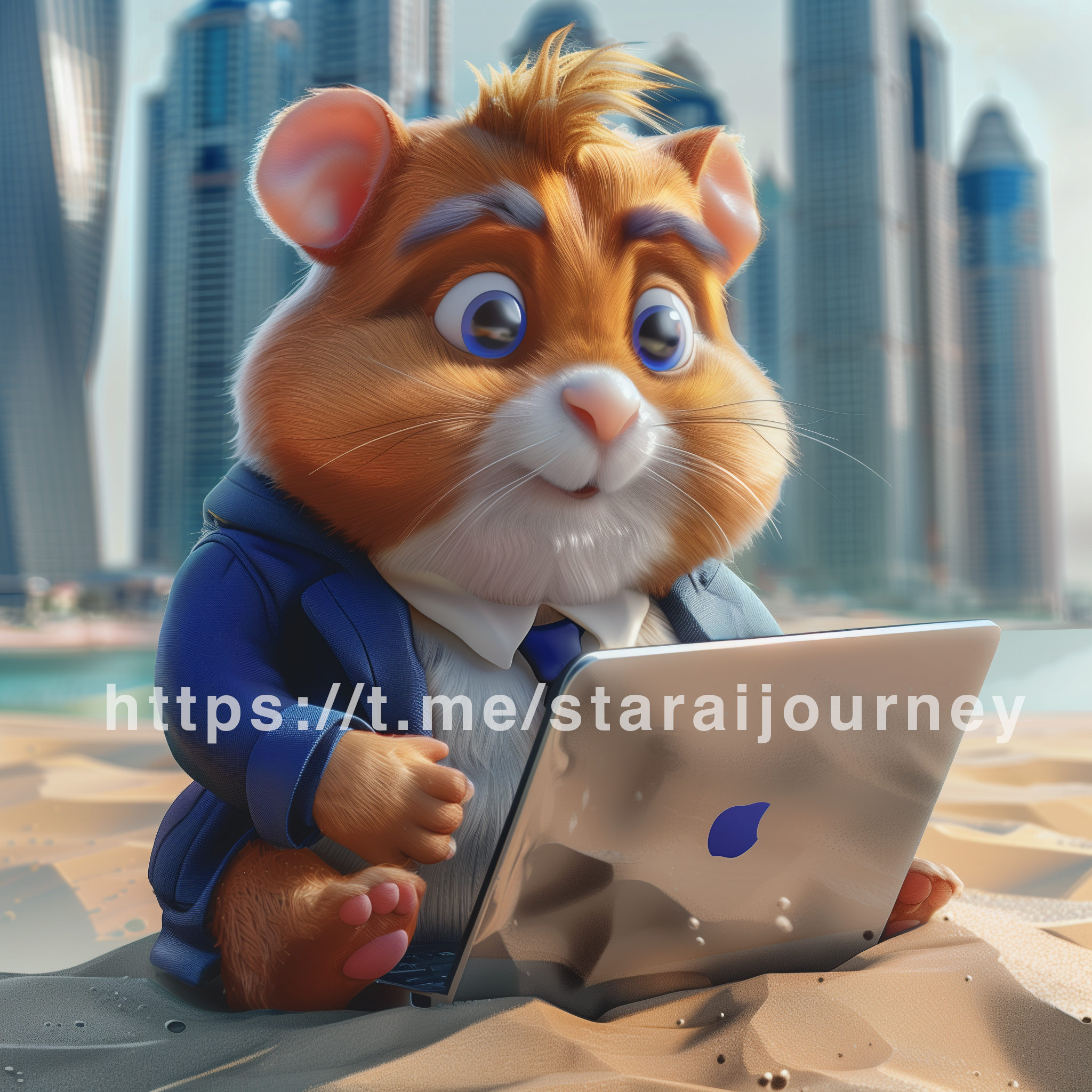 AI hamster - My, Artificial Intelligence, Нейронные сети, Midjourney, Neural network art, Hamster, Cryptocurrency, Hamster Kombat