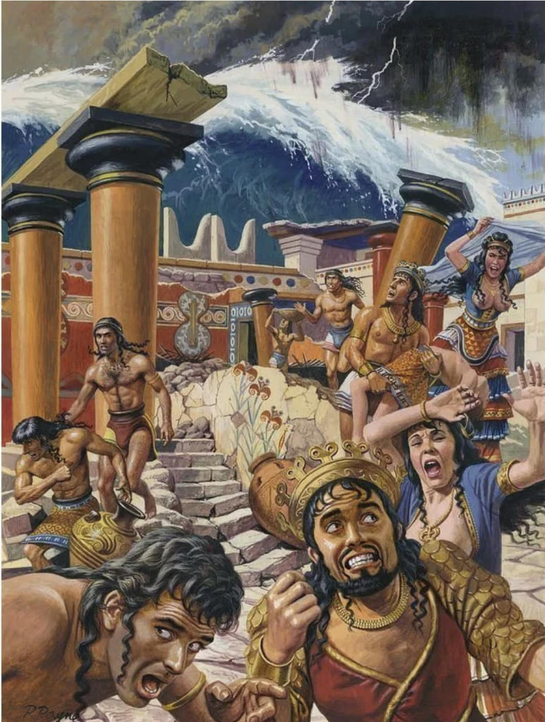 Wrath of Poseidon and Hephaestus - My, History (science), Antiquity, Author's story, Longpost