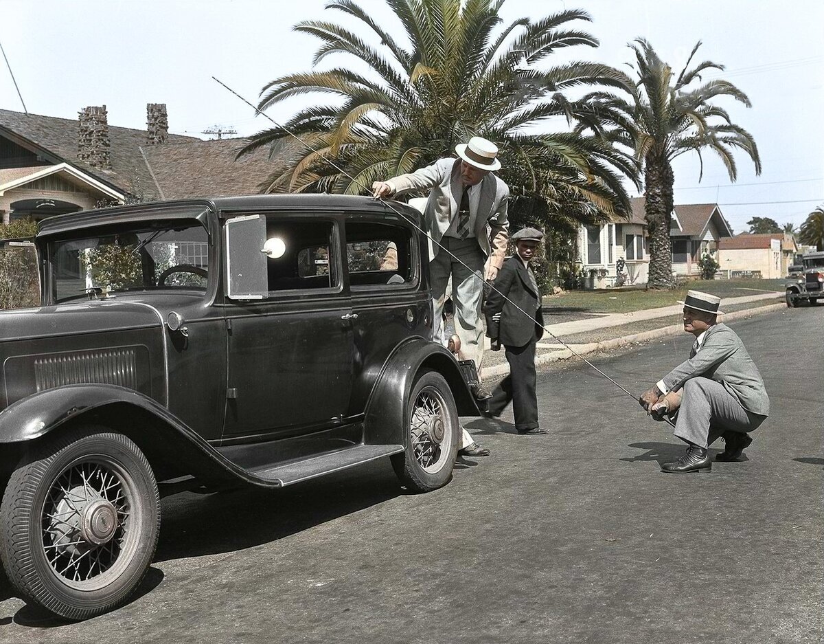 A selection of interesting and unusual photographs from the USA. 20 colored photographs of the twentieth century. Part II - My, Colorization, Old photo, The photo, 20th century, USA, Longpost