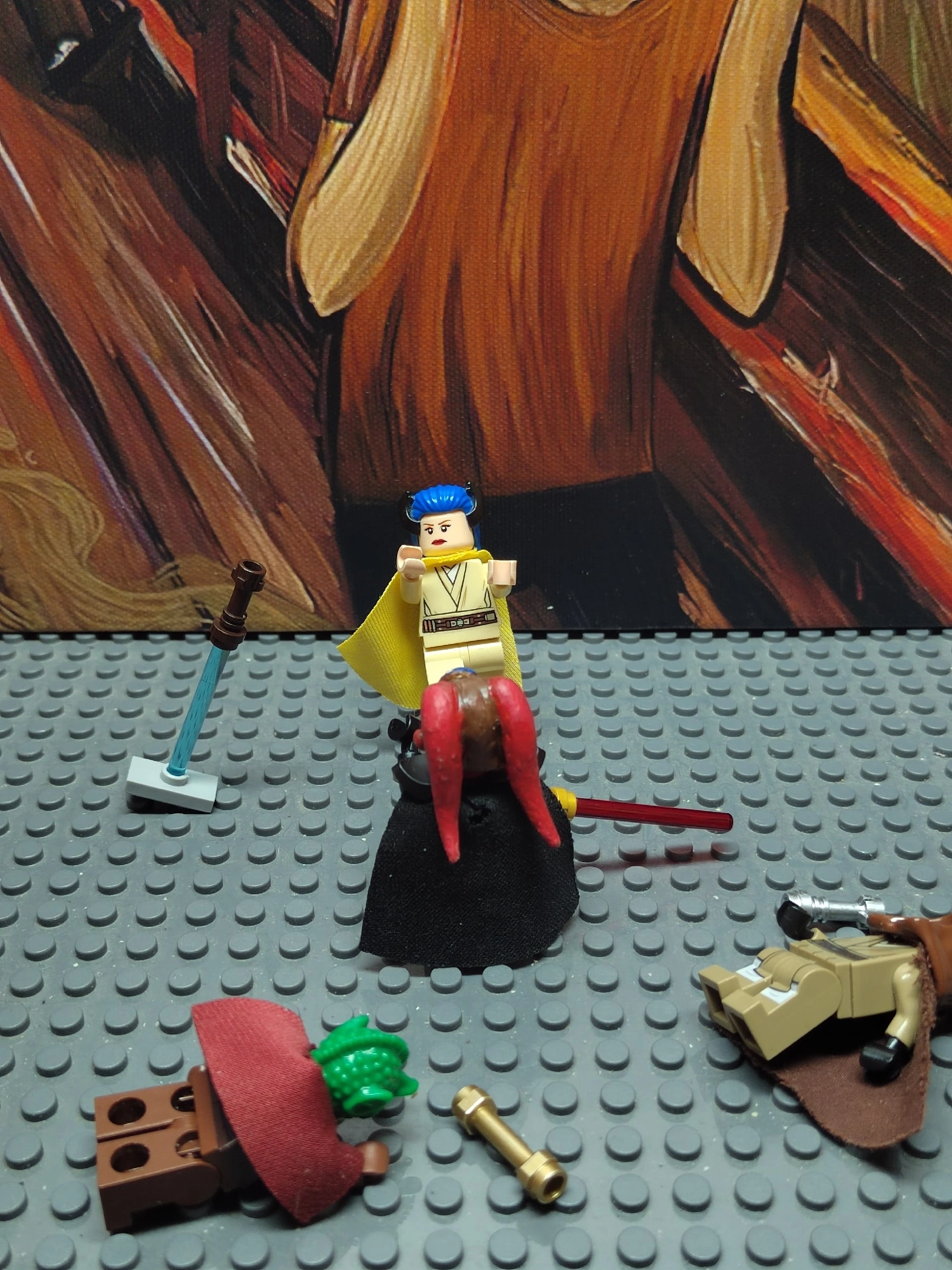 When a custom minifigure destroys other crafts - My, Lego, Star Wars, Custom