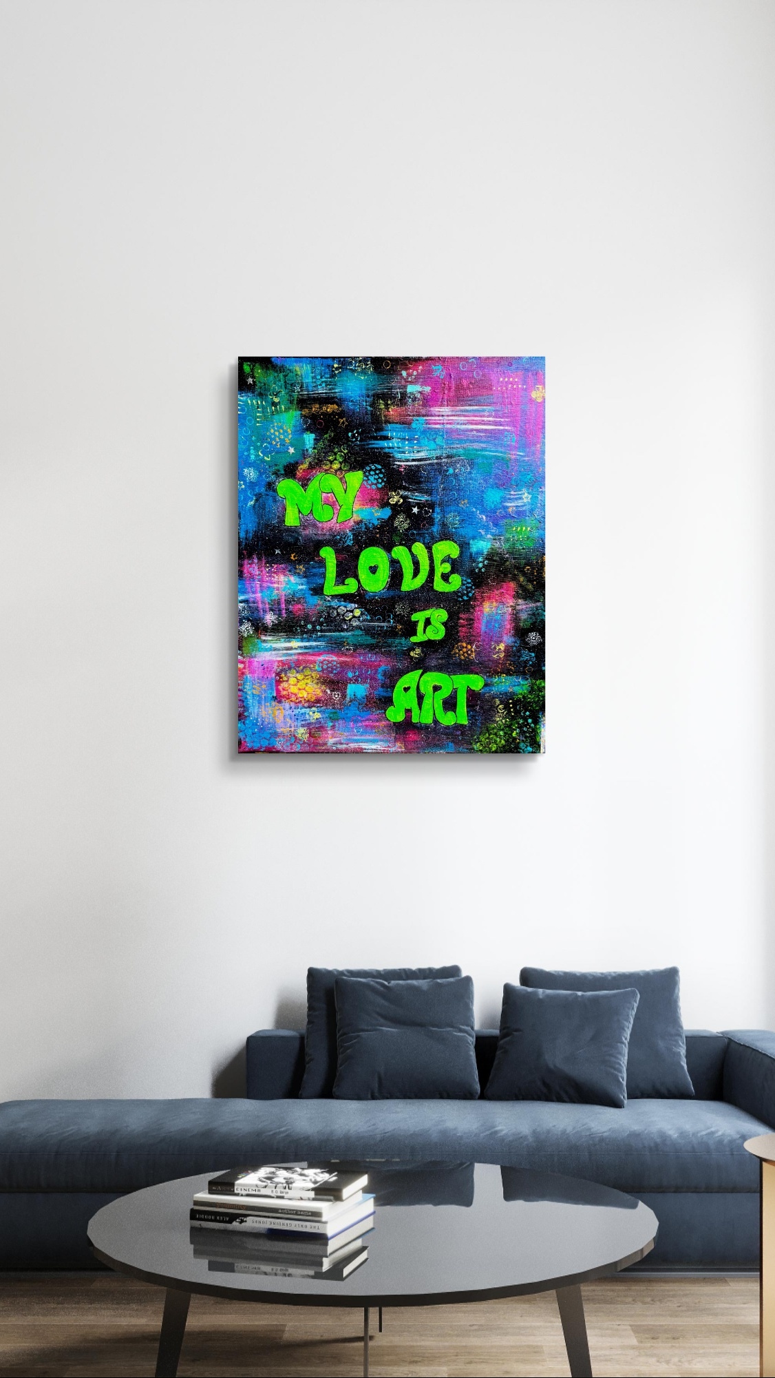 MY LOVE IS ART - My, Painting, Longpost, Paints, Handmade, Canvas