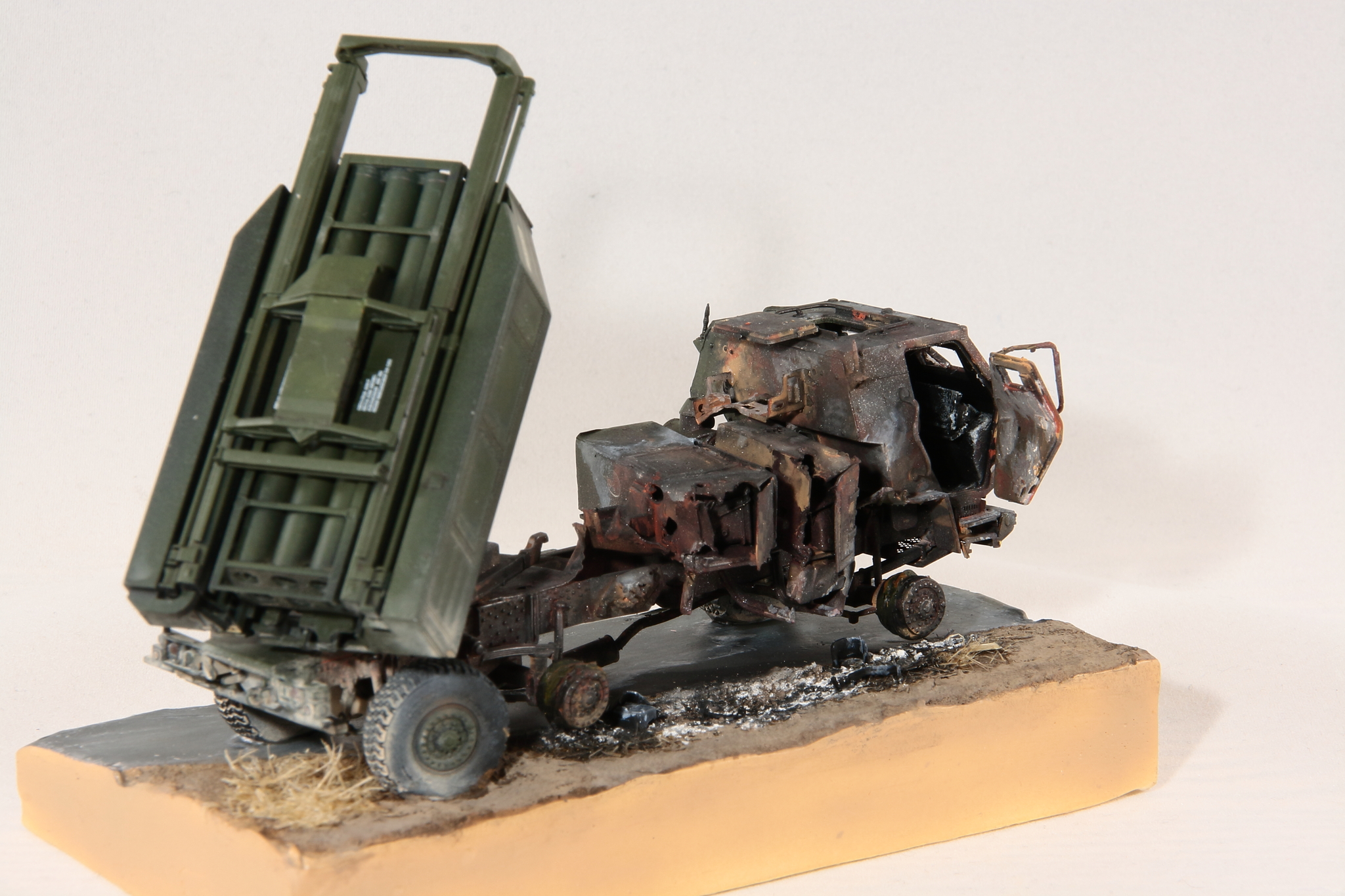 Roadside Picnic - My, Collecting, Stand modeling, Scale model, Modeling, Military equipment, M142 HIMARS, Longpost