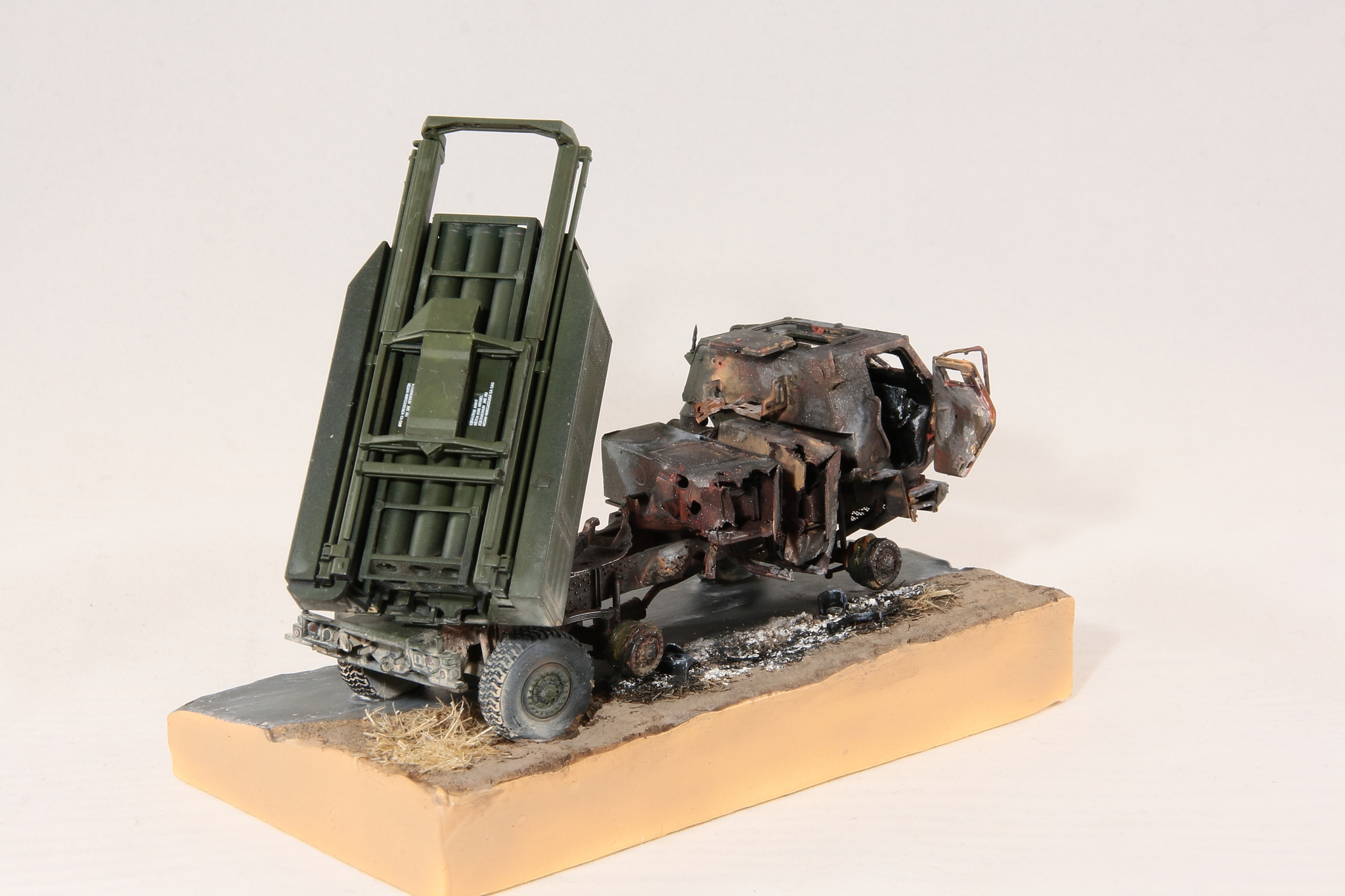 Roadside Picnic - My, Collecting, Stand modeling, Scale model, Modeling, Military equipment, M142 HIMARS, Longpost