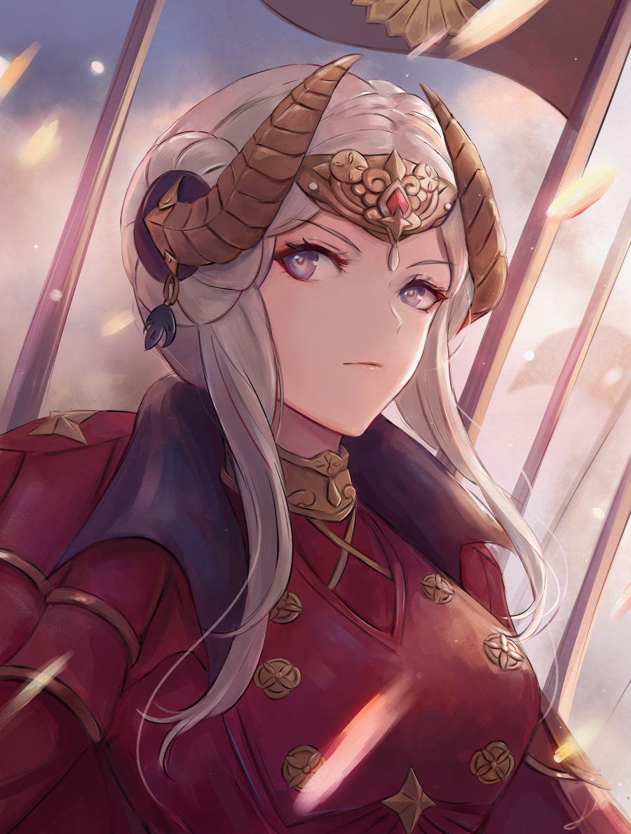 Императрица - Аниме, Anime Art, Pixiv, Fire Emblem, Edelgard