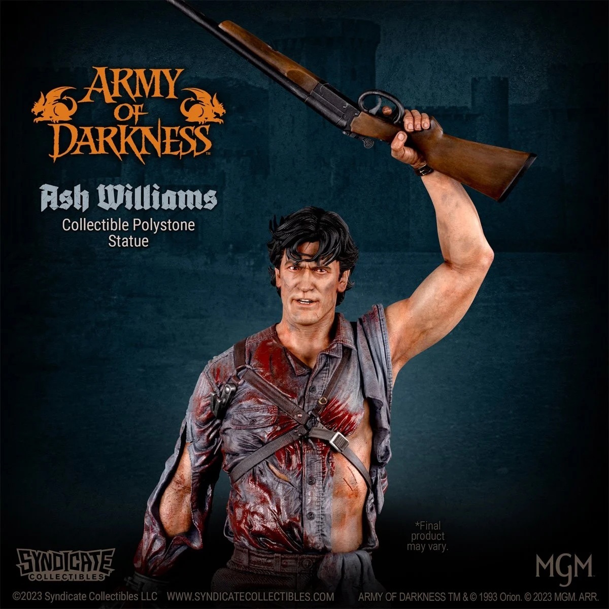 Ash from Syndicate Collectibles in 1/10 scale - Ash Williams, Evil Dead, Dark army, Figurines, Statuette, Diorama, Longpost