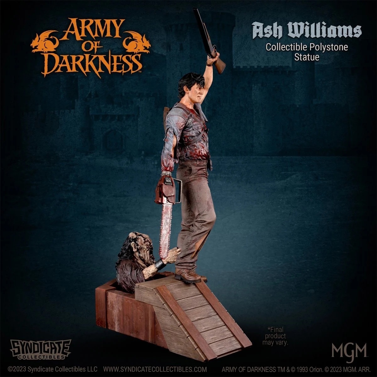 Ash from Syndicate Collectibles in 1/10 scale - Ash Williams, Evil Dead, Dark army, Figurines, Statuette, Diorama, Longpost