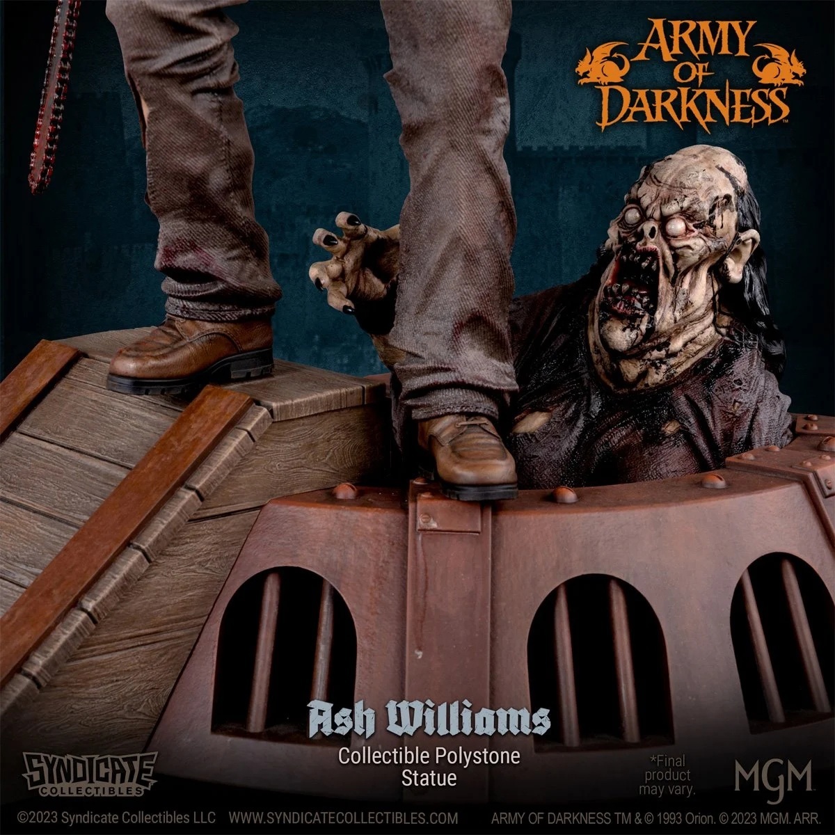 Ash from Syndicate Collectibles in 1/10 scale - Ash Williams, Evil Dead, Dark army, Figurines, Statuette, Diorama, Longpost