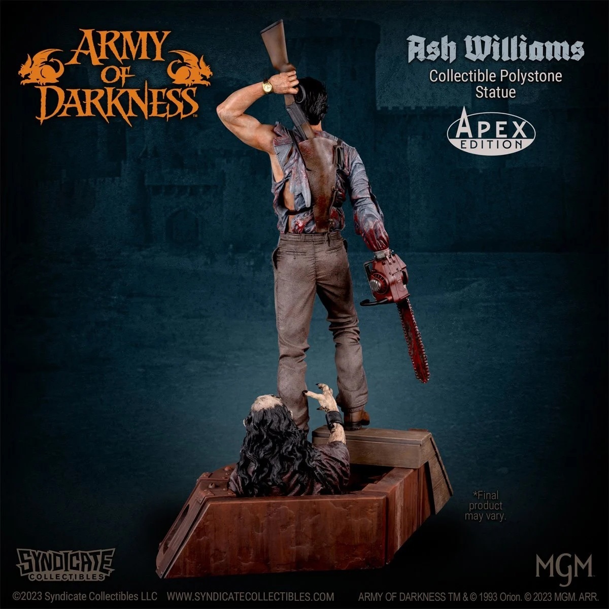 Ash from Syndicate Collectibles in 1/10 scale - Ash Williams, Evil Dead, Dark army, Figurines, Statuette, Diorama, Longpost