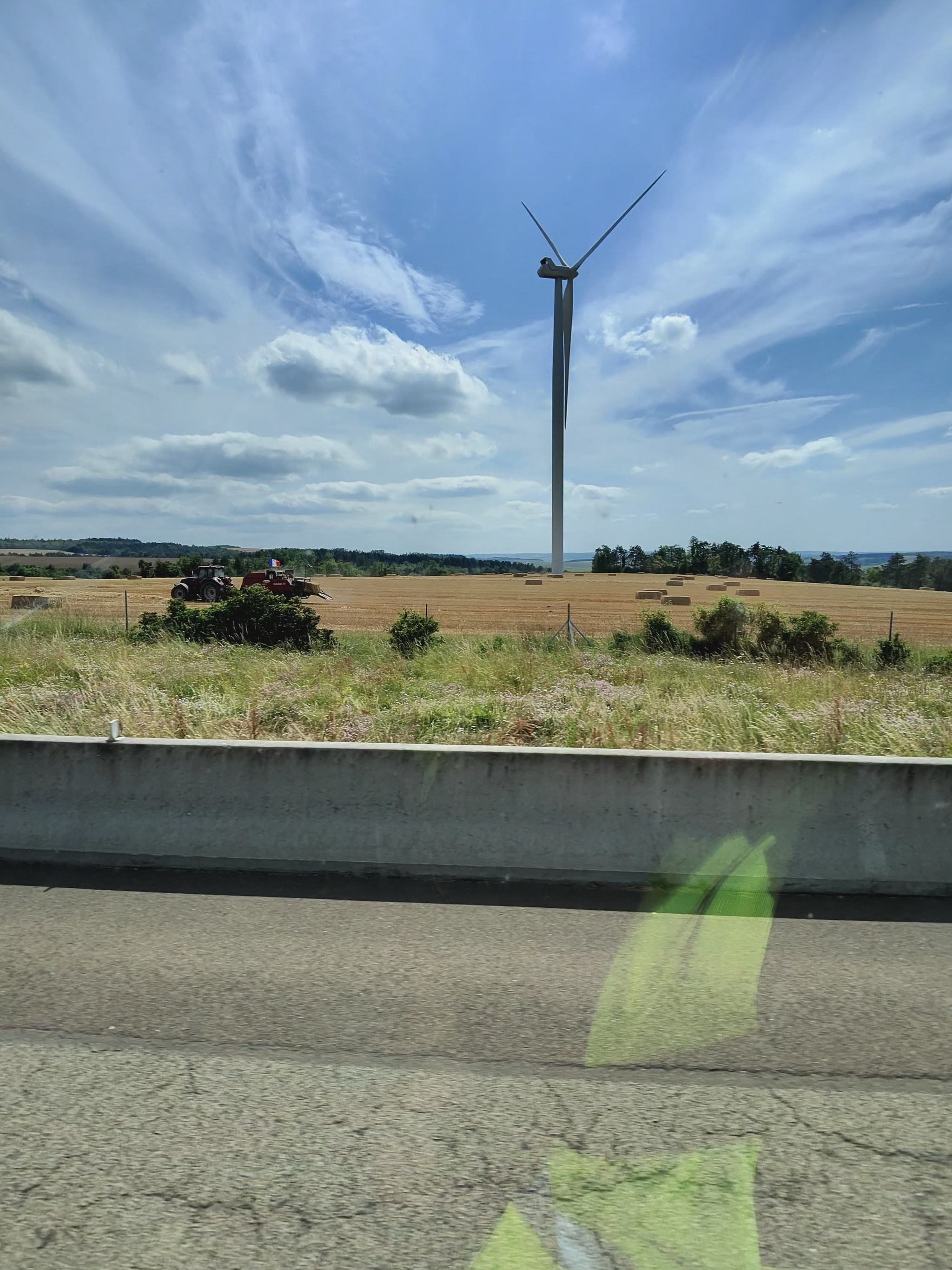 Wind power generator - My, France, Energy, Wind generator, The photo