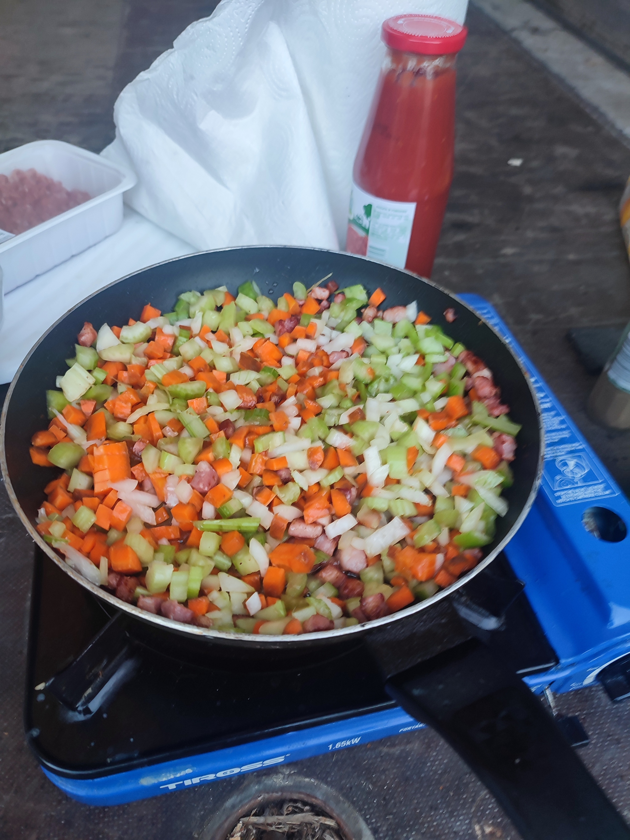 Bolognese - My, Cooking, Paste, Italy, Work, Driver, Europe, Longpost