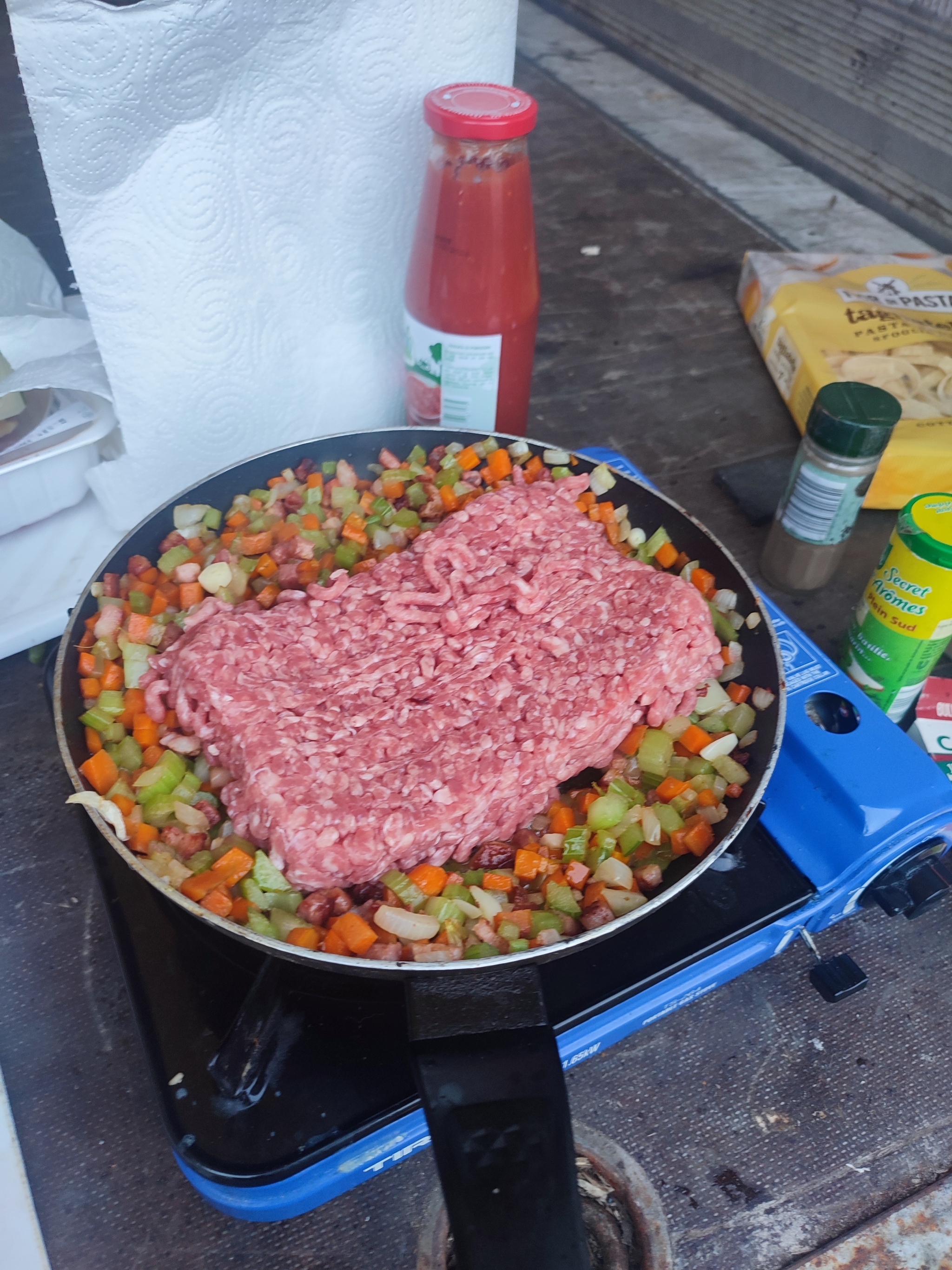 Bolognese - My, Cooking, Paste, Italy, Work, Driver, Europe, Longpost