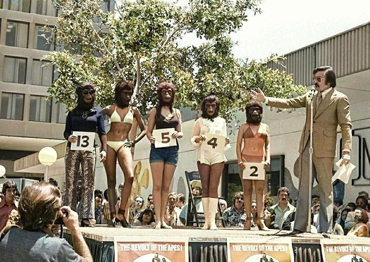 Miss Sausage or the strangest beauty contests of the last century. 15 colorized photographs - My, Old photo, Colorization, Historical photo, The photo, Beauty contest, Longpost