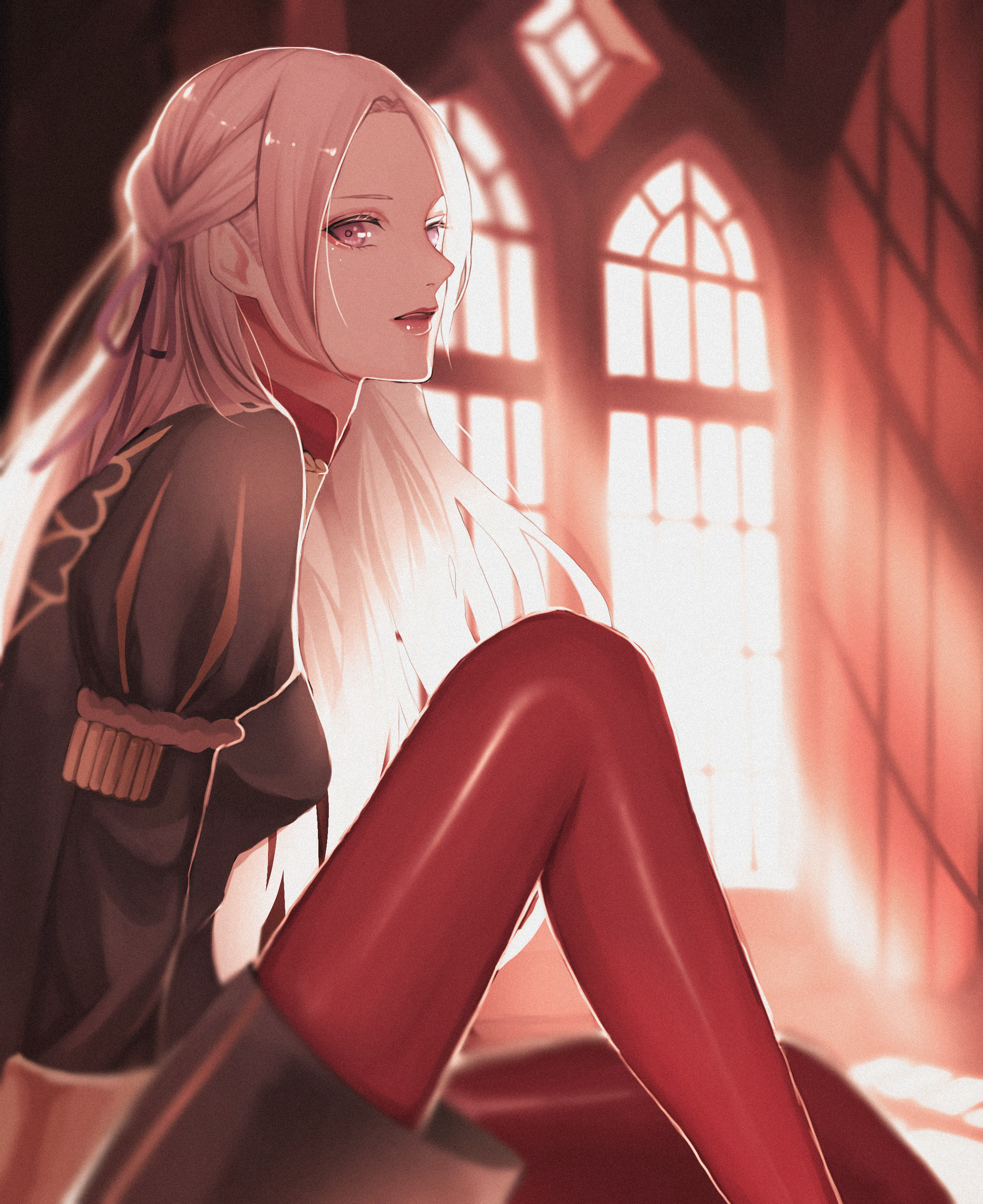 Эдельгард - Edelgard, Аниме, Anime Art, Pixiv, Fire Emblem