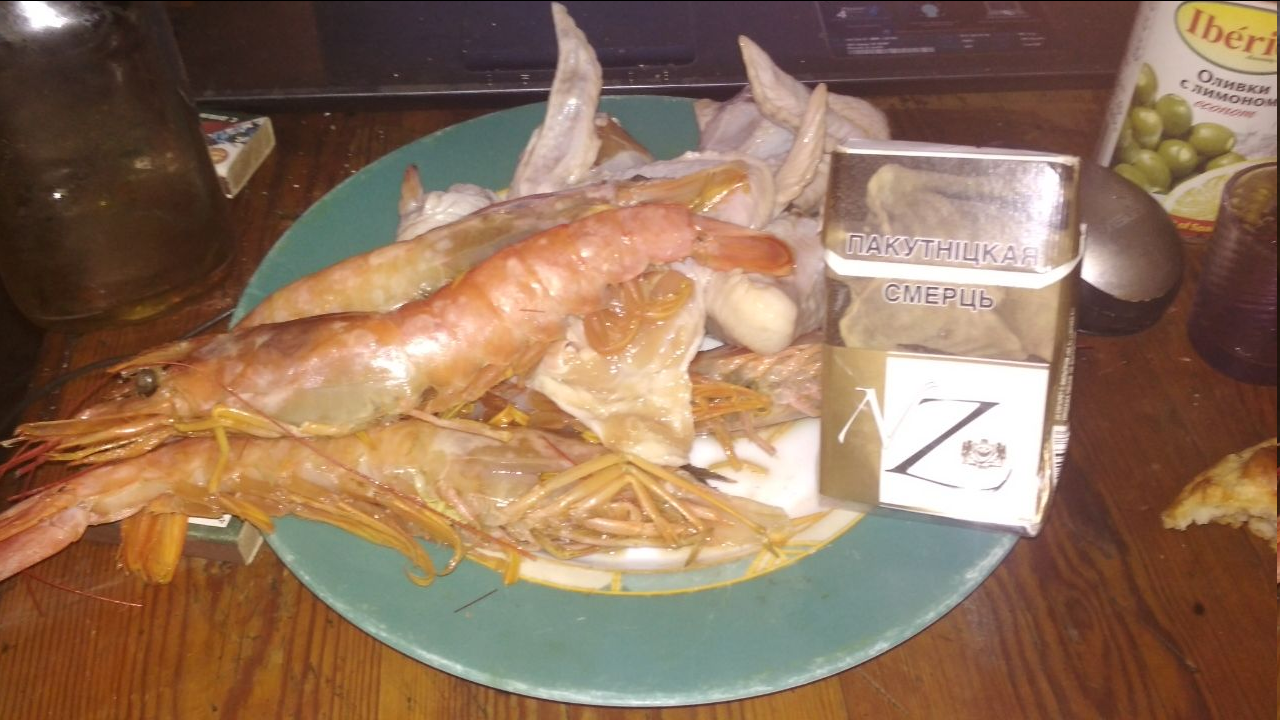 In case anyone has forgotten what Belarusian shrimp look like - Republic of Belarus, Shrimps, Food, Sanctioned goods