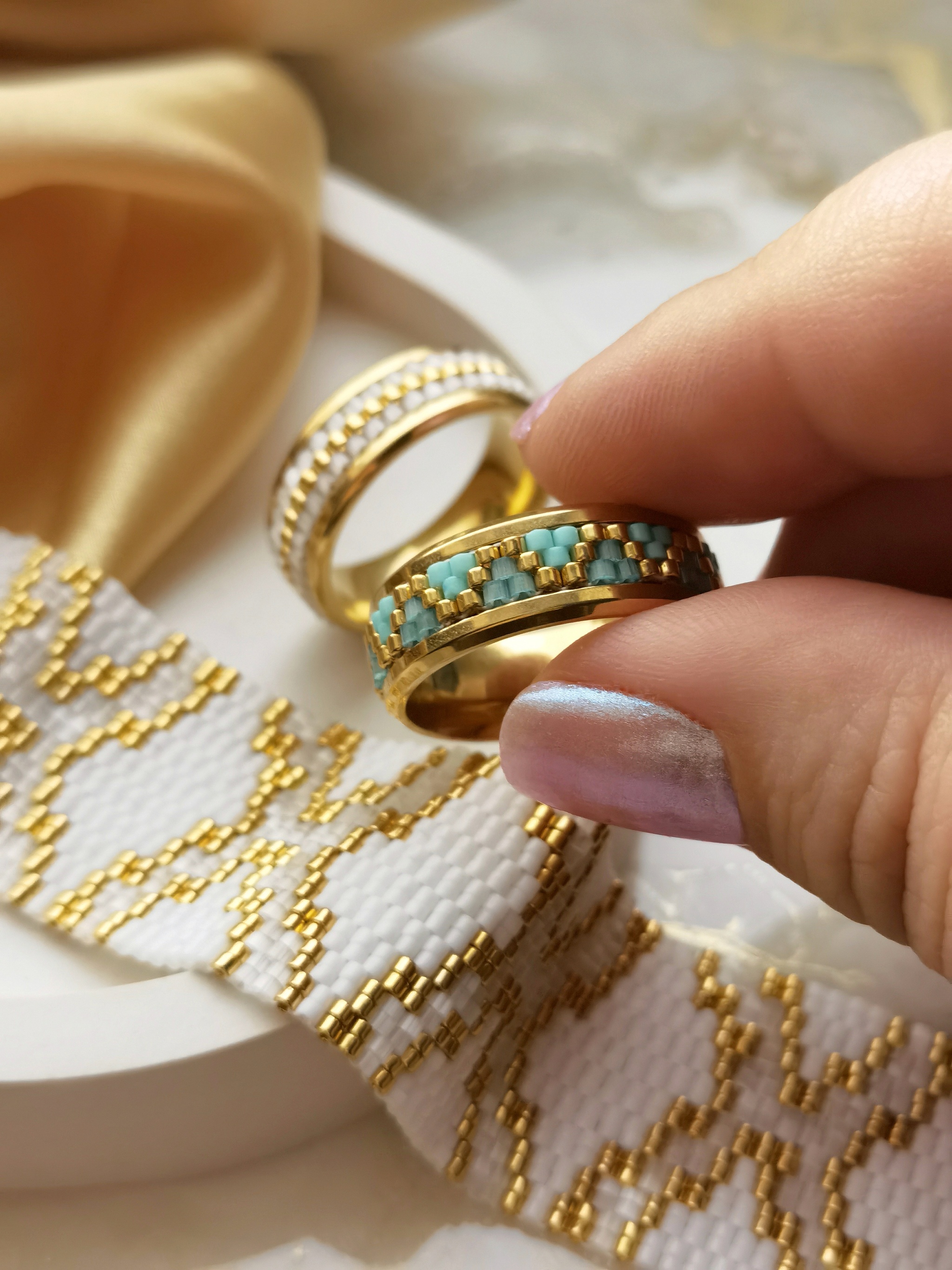 A beaded ring for 1,000 bucks??? - My, Longpost, Creation, Workshop, Needlework without process, Beads, Ring, Shock, Friday tag is mine, Advertising