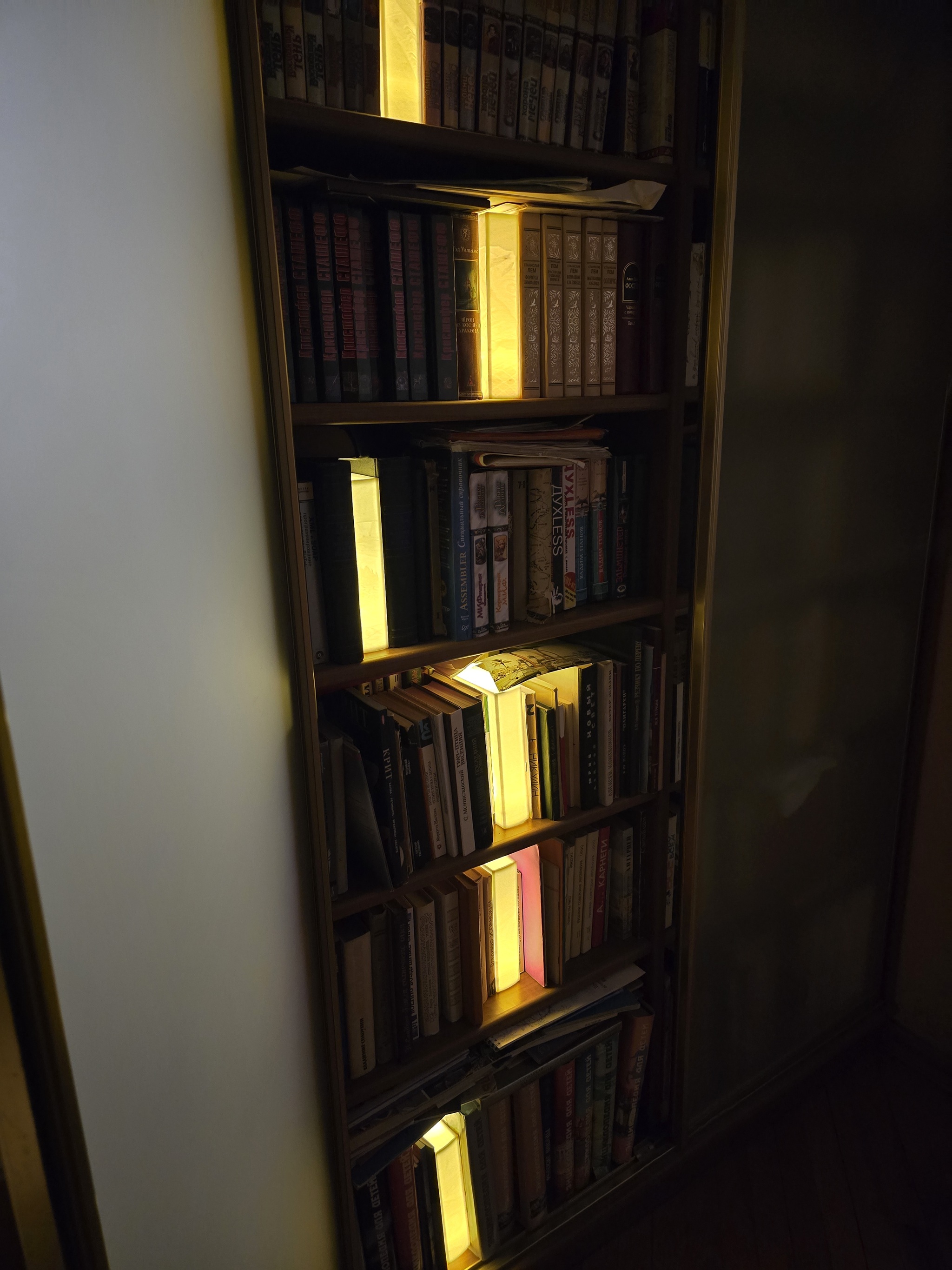 Harry Potter books - My, 3D печать, 3D printer, Needlework without process, Harry Potter, Lithopany, Lamp, Longpost