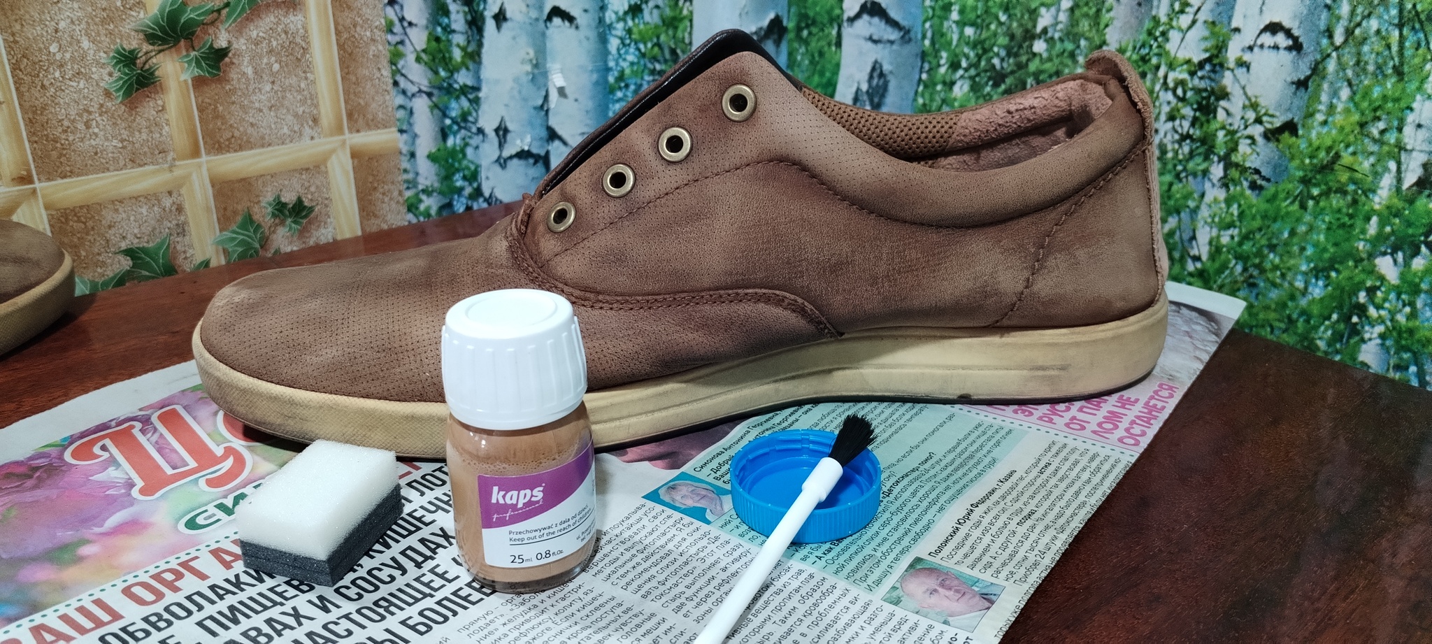 Paint it and wear it happily ever after! Cleaning and painting Ecco - My, Shoes, Coloration, Friday tag is mine, Longpost