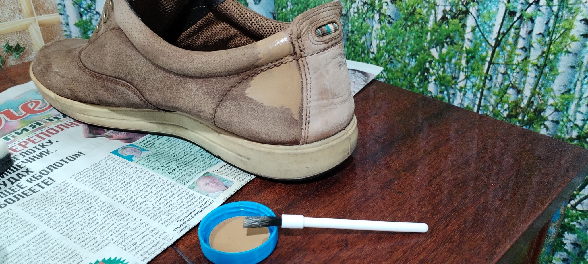 Paint it and wear it happily ever after! Cleaning and painting Ecco - My, Shoes, Coloration, Friday tag is mine, Longpost