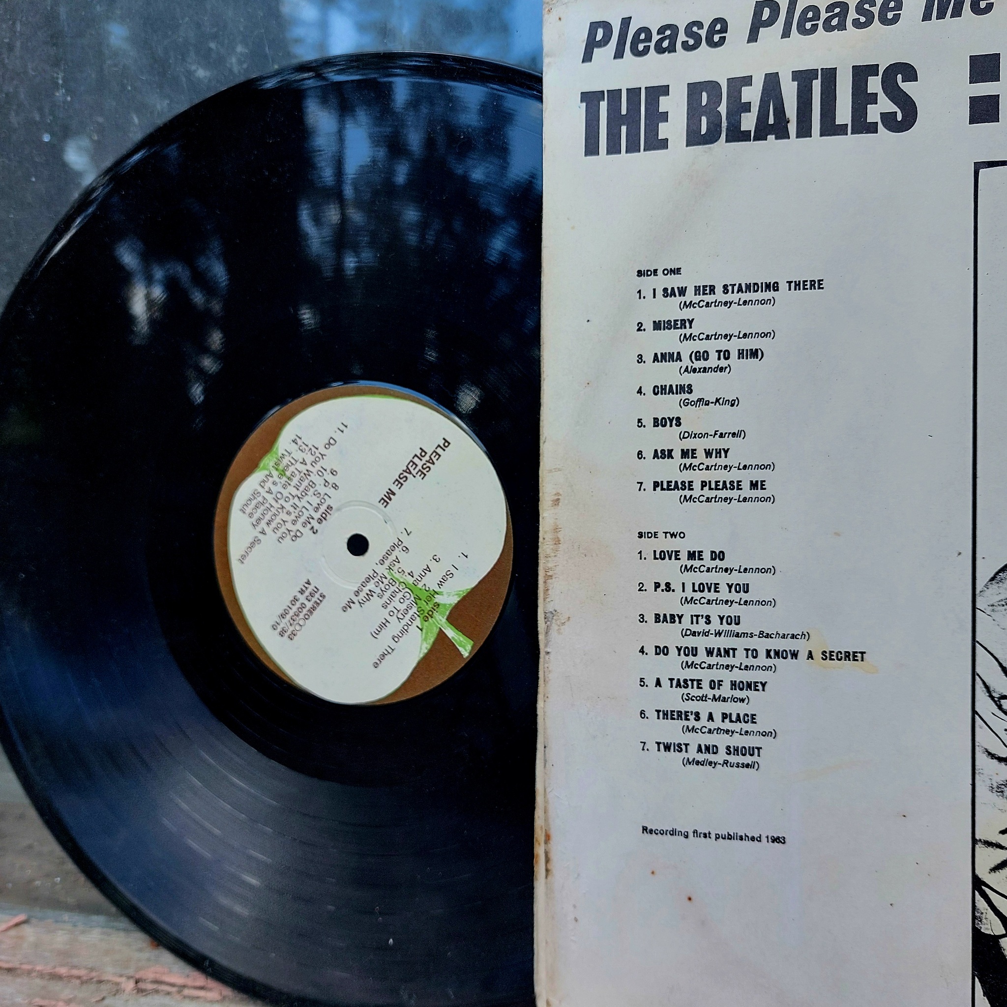 The Beatles - Please Please Me - The Beatles, Винил, Пластинка, Виниловые пластинки, Мобильная фотография, Длиннопост