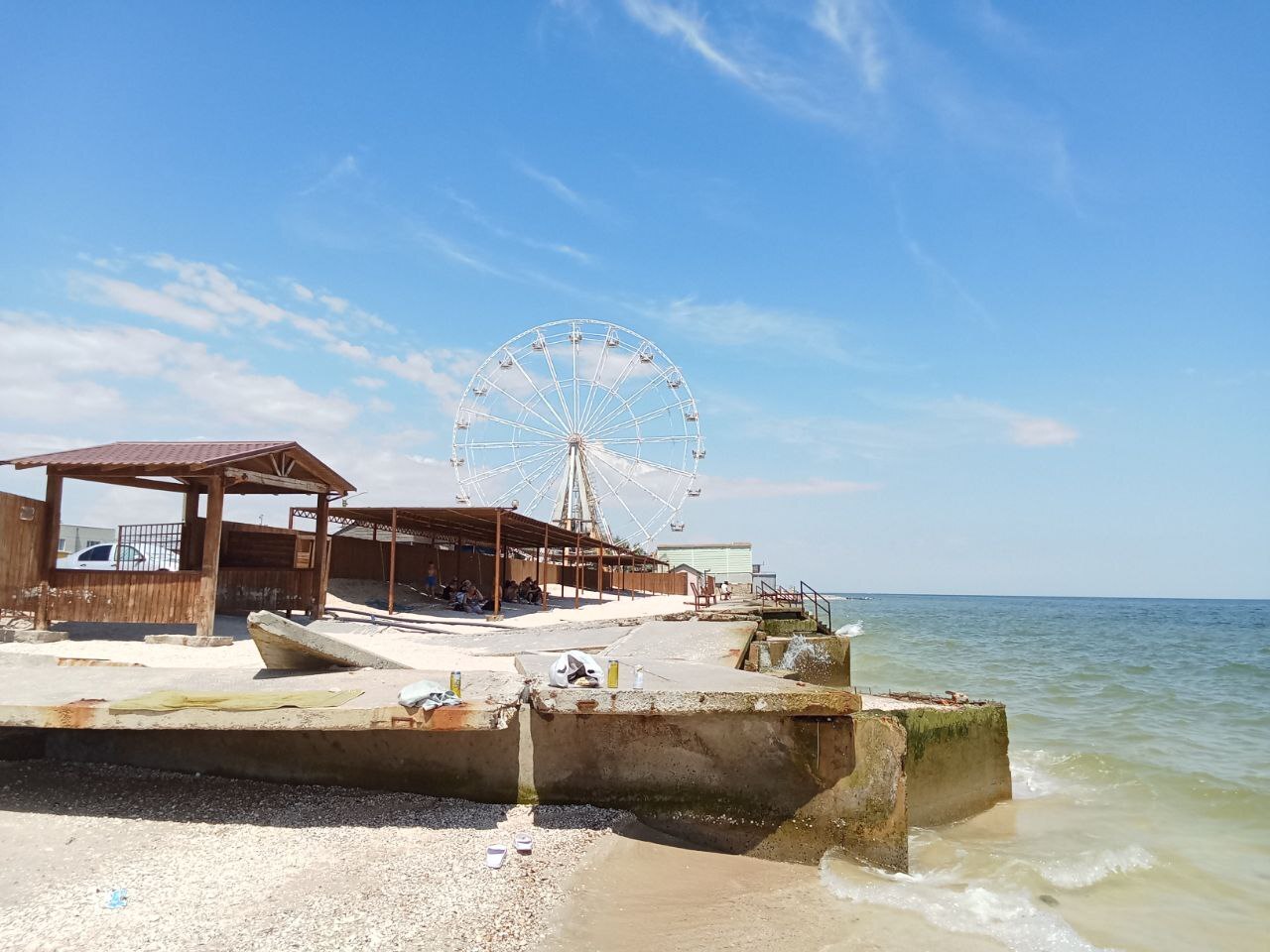 Walk along the beach of the Azov Sea - My, Sea, Beach, Zaporizhzhia, Longpost