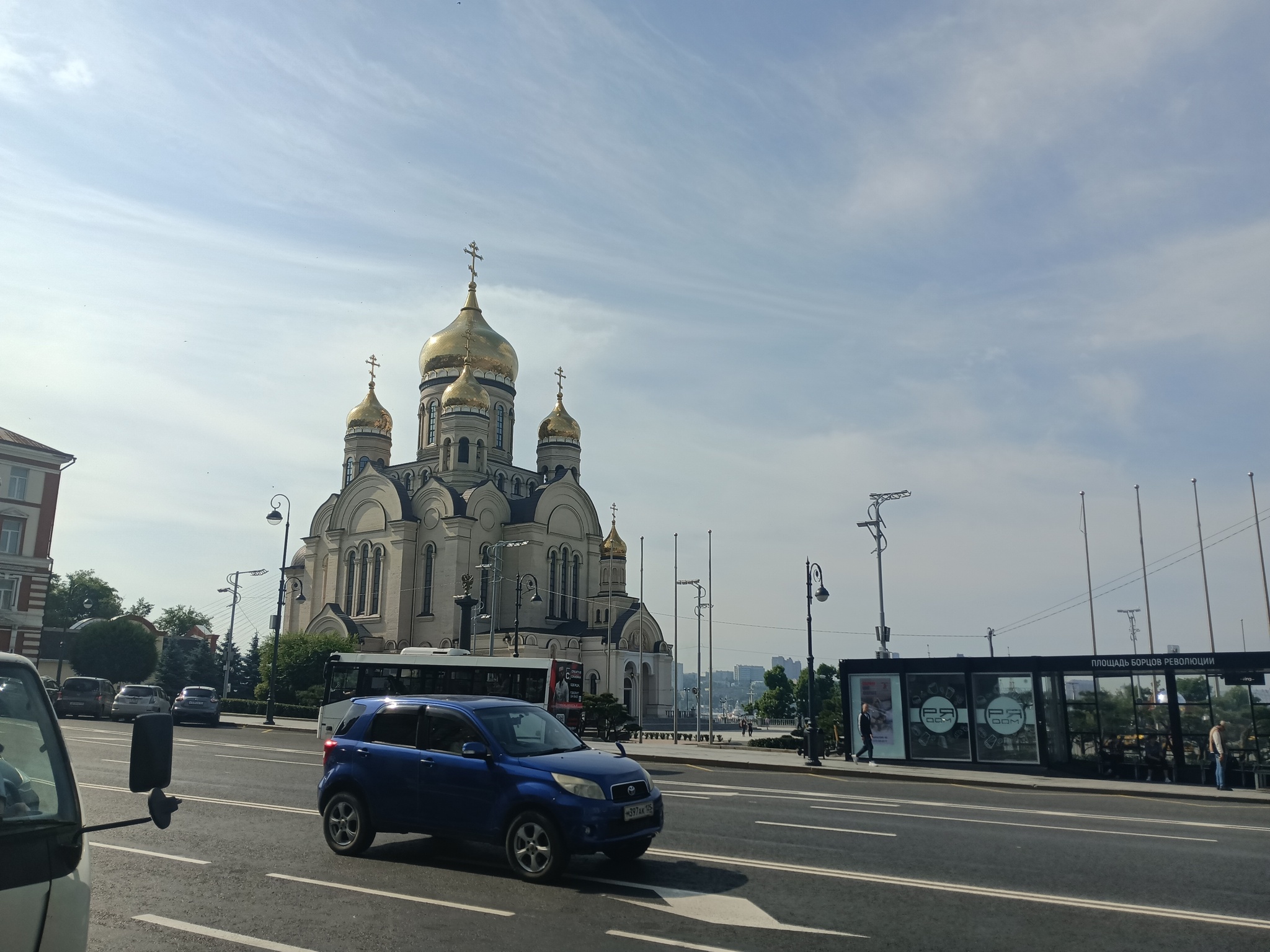 Утро. Владивосток. Жду автобус - Моё, Владивосток, Пейзаж, Длиннопост, Прогулка по городу, Фотография