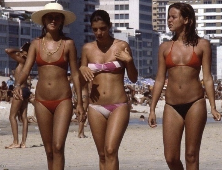 Rio de Janeiro from 1970 - Rio de Janeiro, Beach, Longpost, Repeat, 70th, The photo, Girls