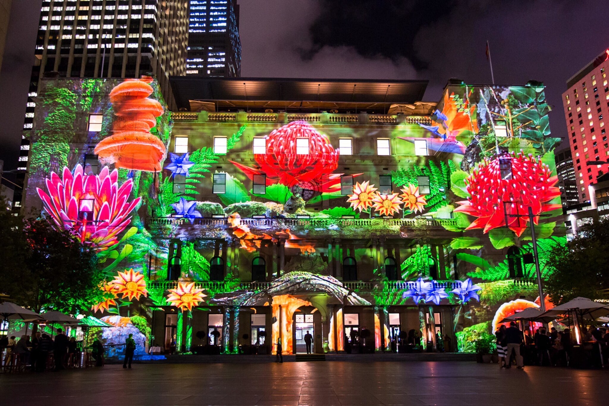 Vivid Sydney — ежегодный фестиваль света, музыки и идей, проводимый в Сиднее (Австралия) - Фестиваль, Австрия, Путешествия, Мероприятие, Видео, Вертикальное видео, Длиннопост