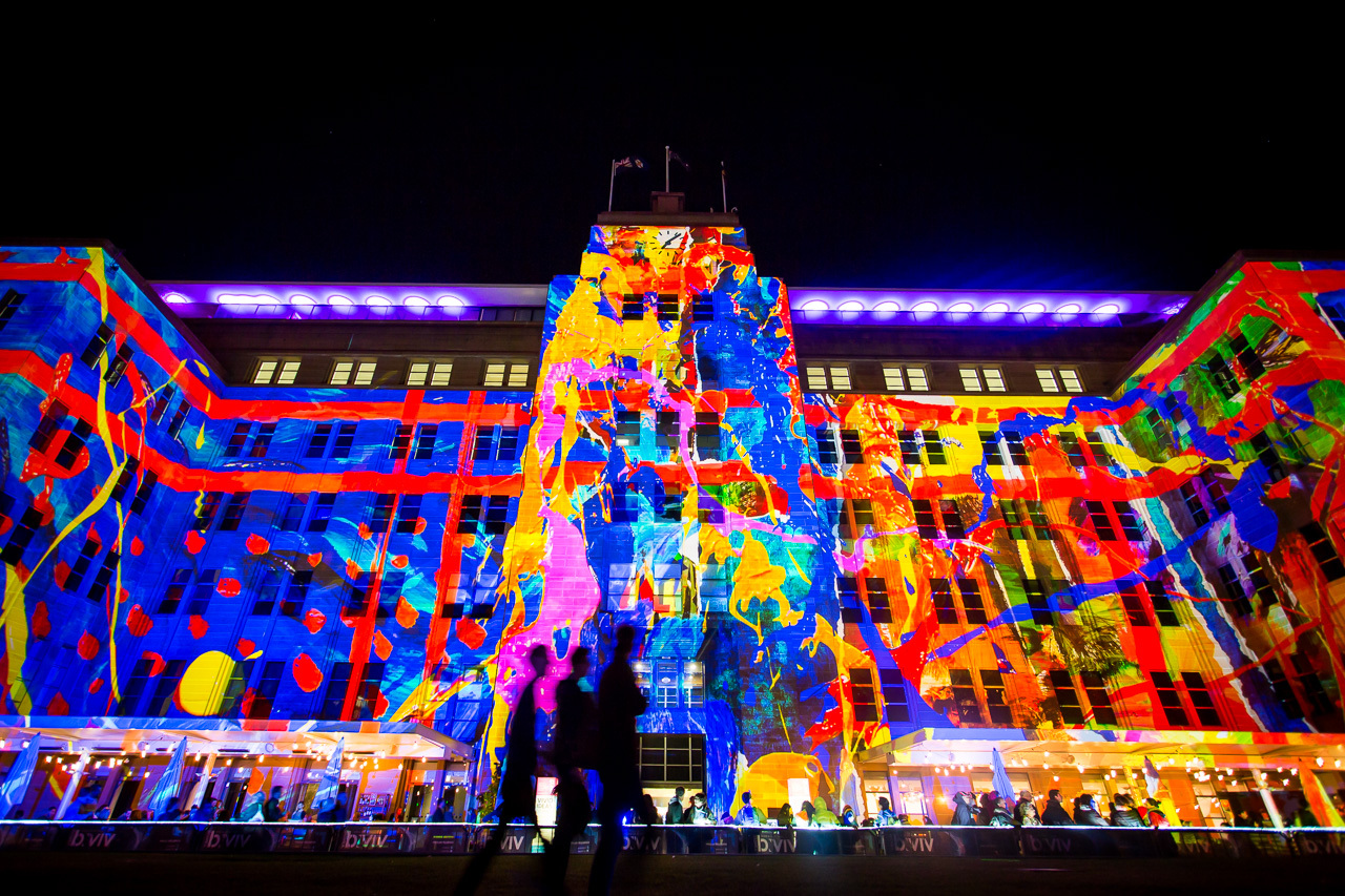 Vivid Sydney — ежегодный фестиваль света, музыки и идей, проводимый в Сиднее (Австралия) - Фестиваль, Австрия, Путешествия, Мероприятие, Видео, Вертикальное видео, Длиннопост