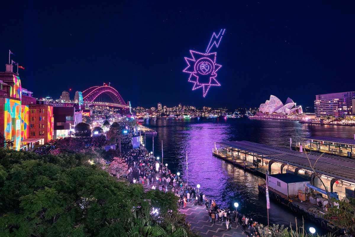 Vivid Sydney — ежегодный фестиваль света, музыки и идей, проводимый в Сиднее (Австралия) - Фестиваль, Австрия, Путешествия, Мероприятие, Видео, Вертикальное видео, Длиннопост