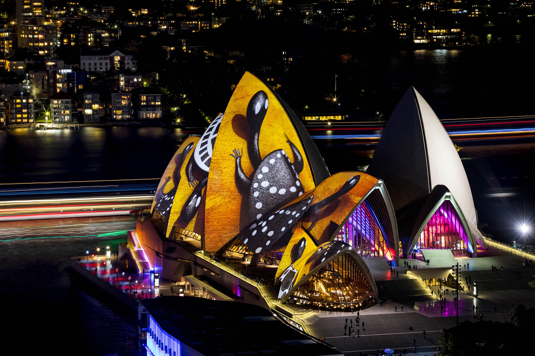 Vivid Sydney — ежегодный фестиваль света, музыки и идей, проводимый в Сиднее (Австралия) - Фестиваль, Австрия, Путешествия, Мероприятие, Видео, Вертикальное видео, Длиннопост