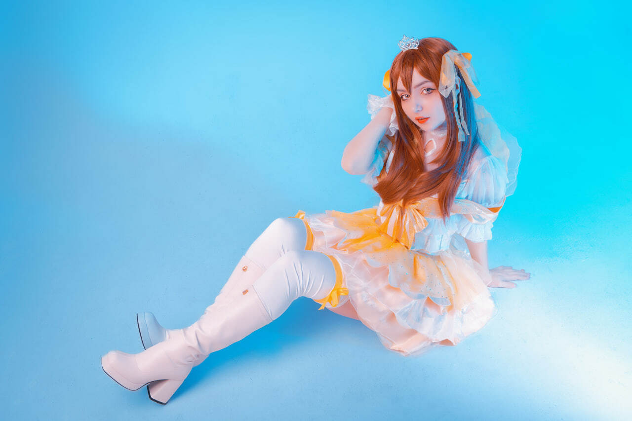 Photos in the form of Kunikida Hanamaru from the anime “Love Live! Sunshine!!” - My, Cosplayers, Cosplay, Girls, The photo, Anime, Kunikida hanamaru, Love live! School idol project, Longpost