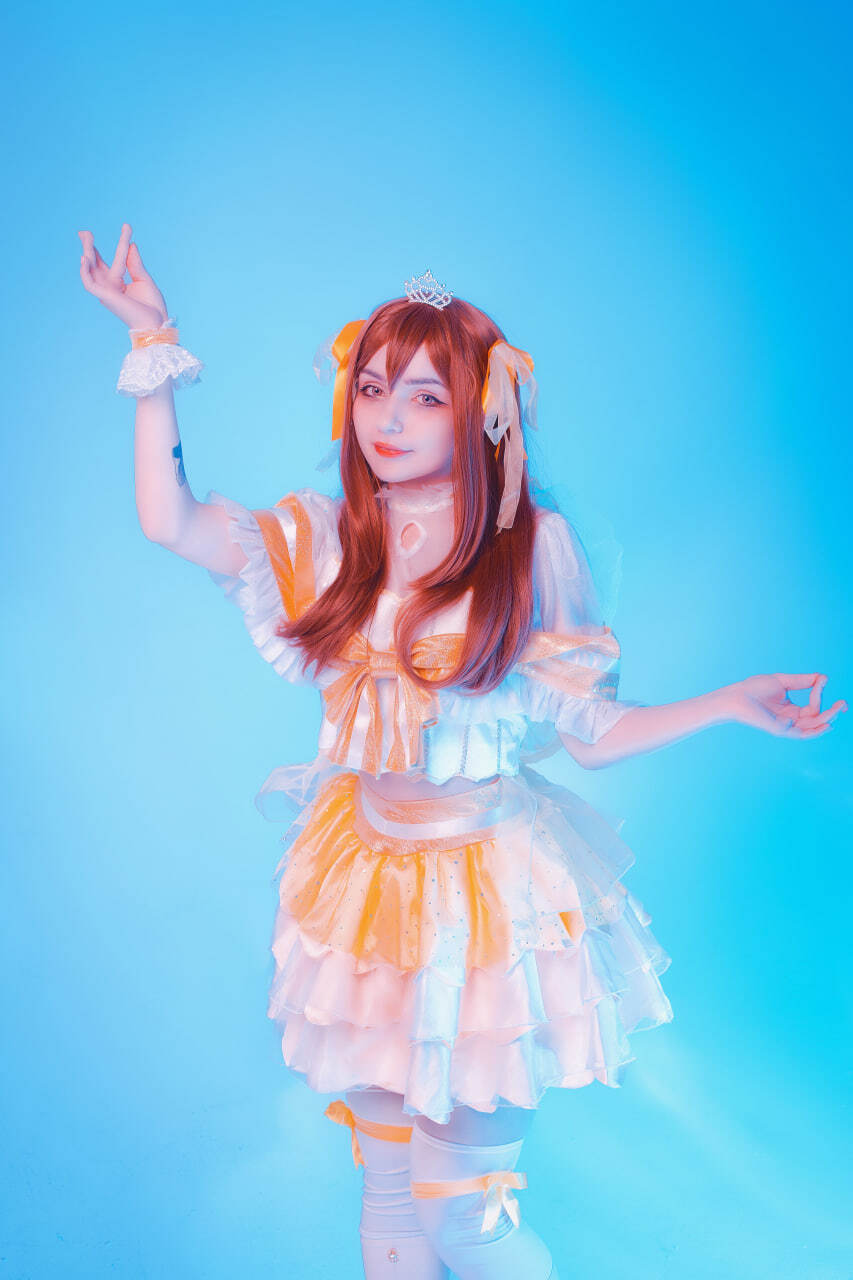 Photos in the form of Kunikida Hanamaru from the anime “Love Live! Sunshine!!” - My, Cosplayers, Cosplay, Girls, The photo, Anime, Kunikida hanamaru, Love live! School idol project, Longpost