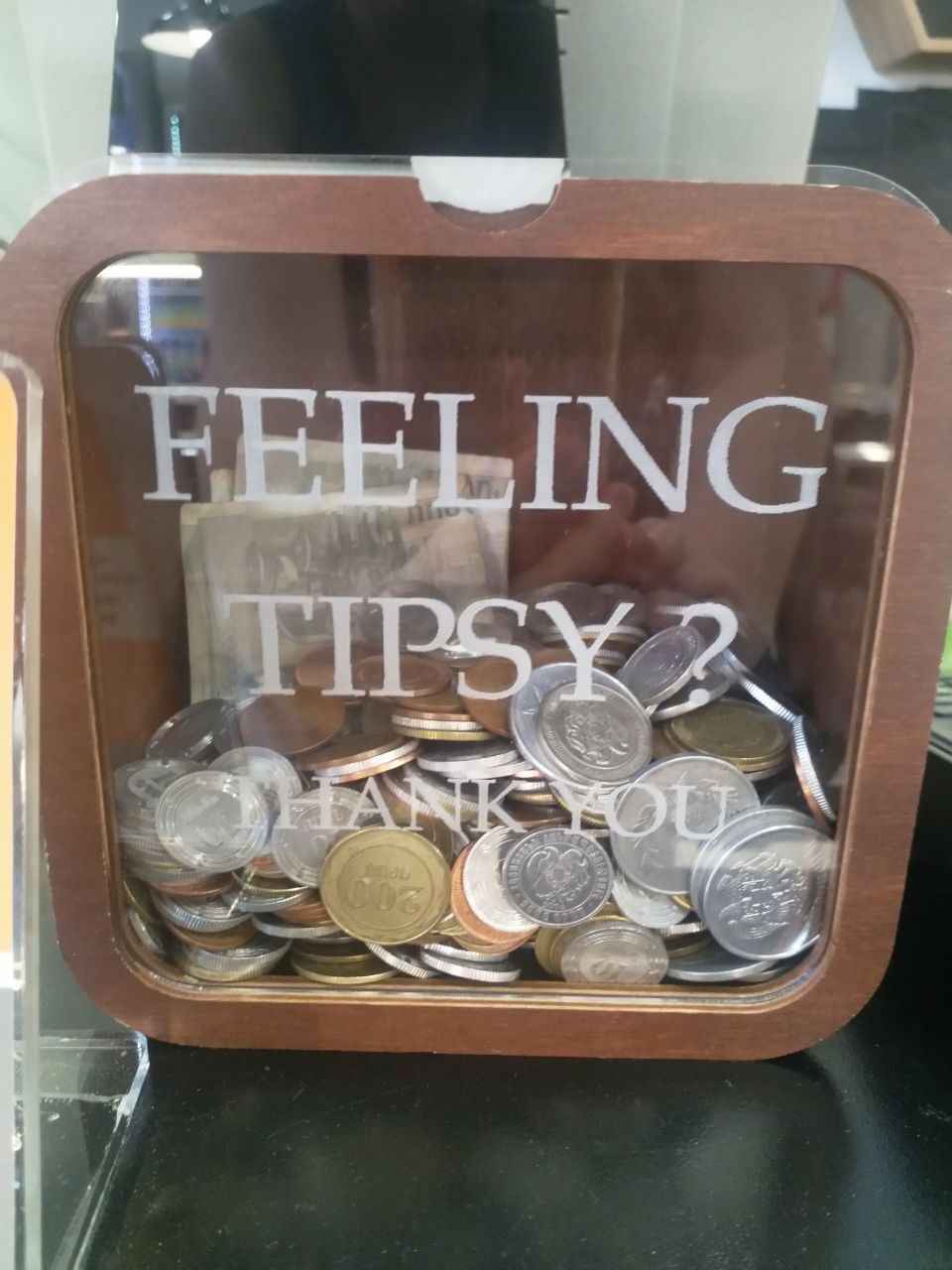 Such tip boxes are available in some fashionable establishments in Yerevan. - Crossposting, Pikabu publish bot, Learning English, English language