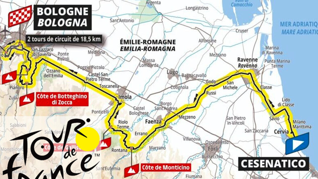 Tour de France 2024, 2 tappa, Cesenatico-Bologna - Велосипед, Италия, Соревнования, Тур де Франс, Гонки, Длиннопост, Видео, YouTube