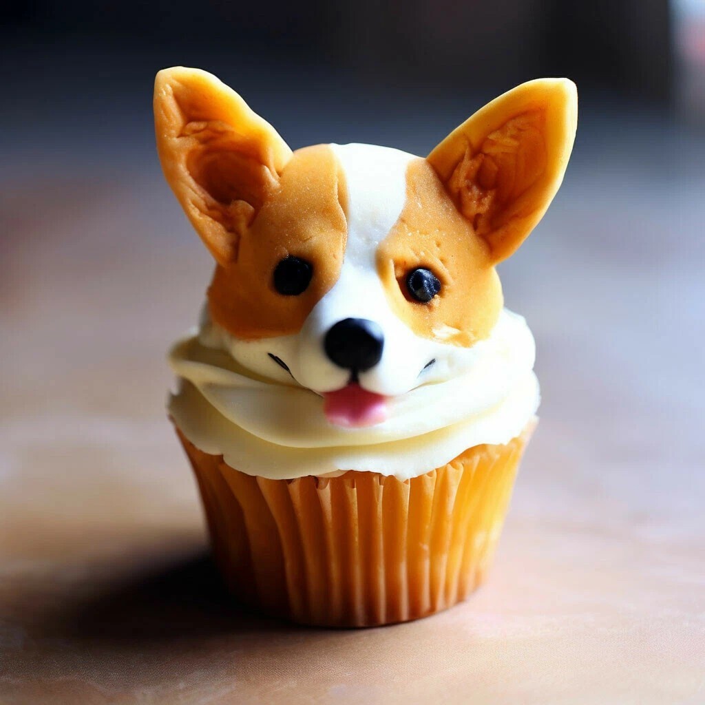 Corgi food - My, Corgi, Dog, Artificial Intelligence, Images, Drawing, Longpost