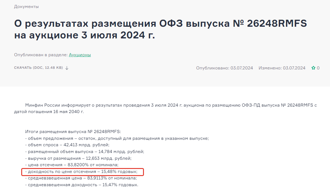 Минфин поднимает премию по ОФЗ и будет поднимать дальше - Моё, Инвестиции, Финансы, Биржа, Облигации, Минфин, Инфляция, Центральный банк РФ, Длиннопост