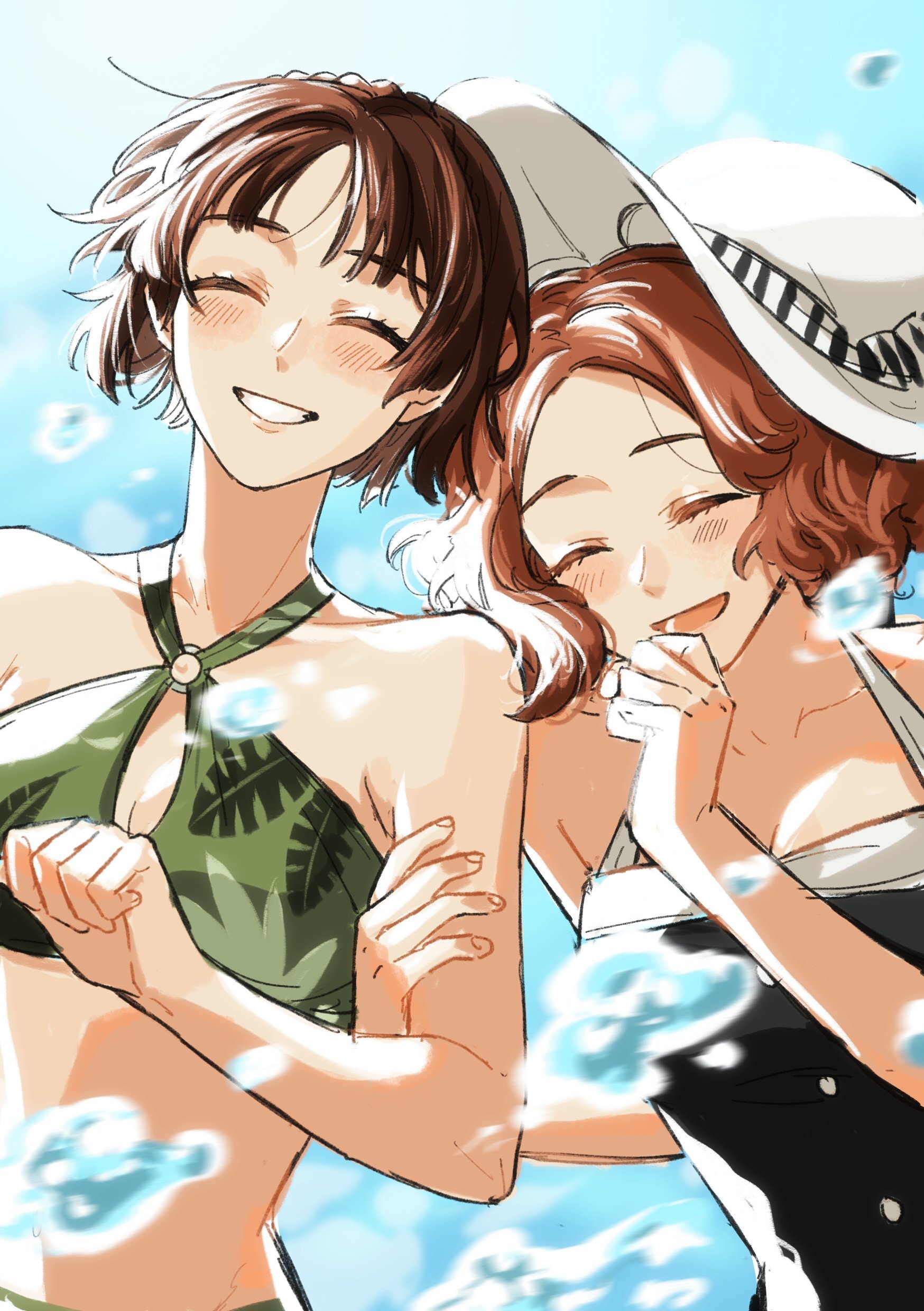 Makoto and Haru - Art, Anime, Anime art, Persona, Persona 5, Niijima Makoto, Game art, Games