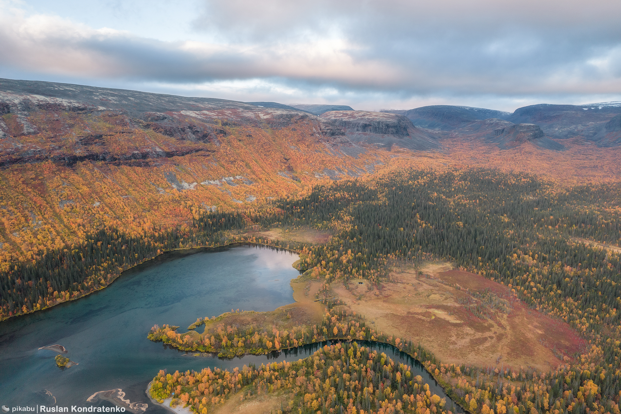 Lovozero tundra and Seydozero - My, The photo, Dji, Aerial photography, Seydozero, Lovozero, Kola Peninsula, Murmansk region, Longpost