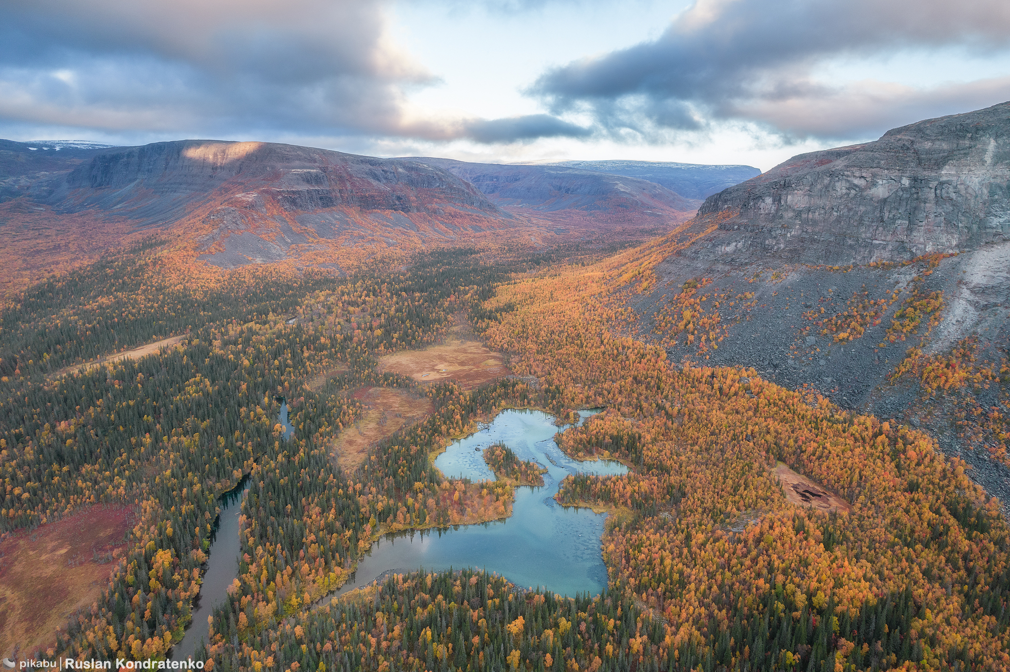 Lovozero tundra and Seydozero - My, The photo, Dji, Aerial photography, Seydozero, Lovozero, Kola Peninsula, Murmansk region, Longpost