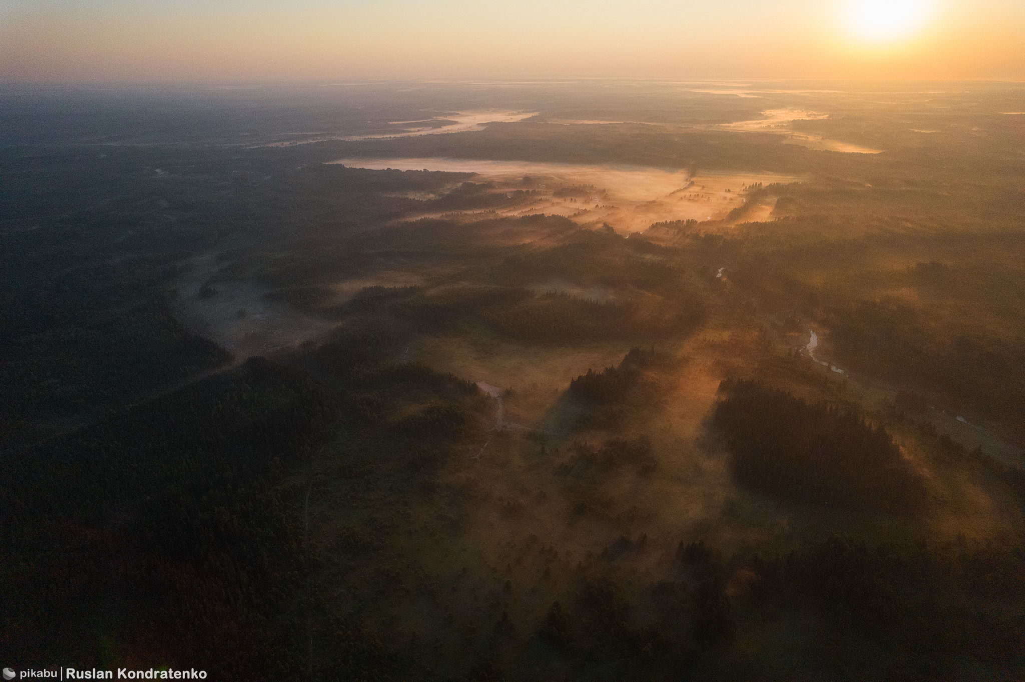 Above the Lemovzha River - My, Dji, Aerial photography, The photo, Leningrad region, River, Landscape, Longpost