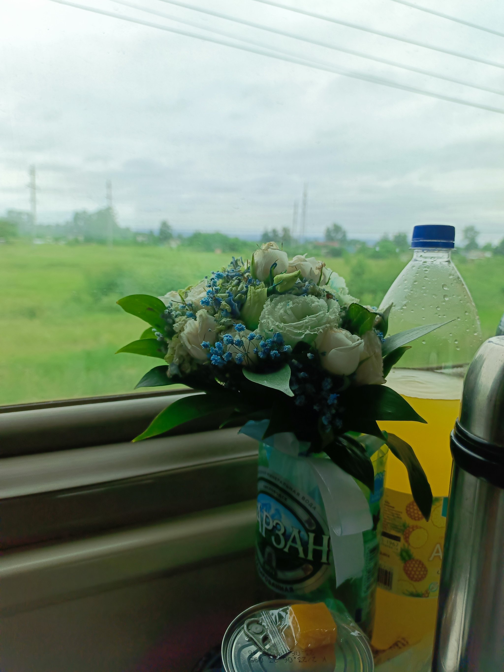 Romance of Trains - My, A train, Flowers, Natural beauty, Romance