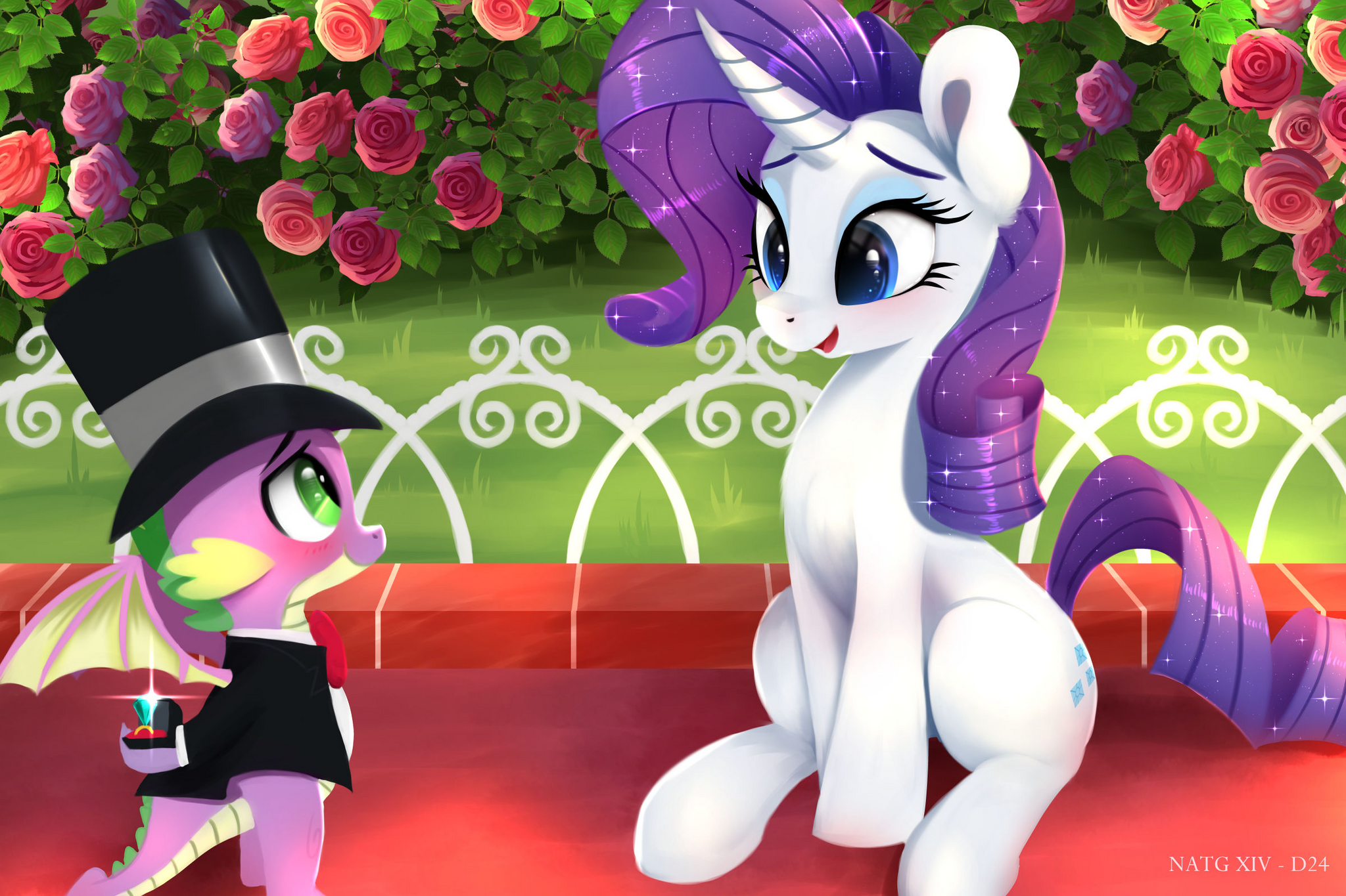 Surprise - My little pony, Rarity, Spike