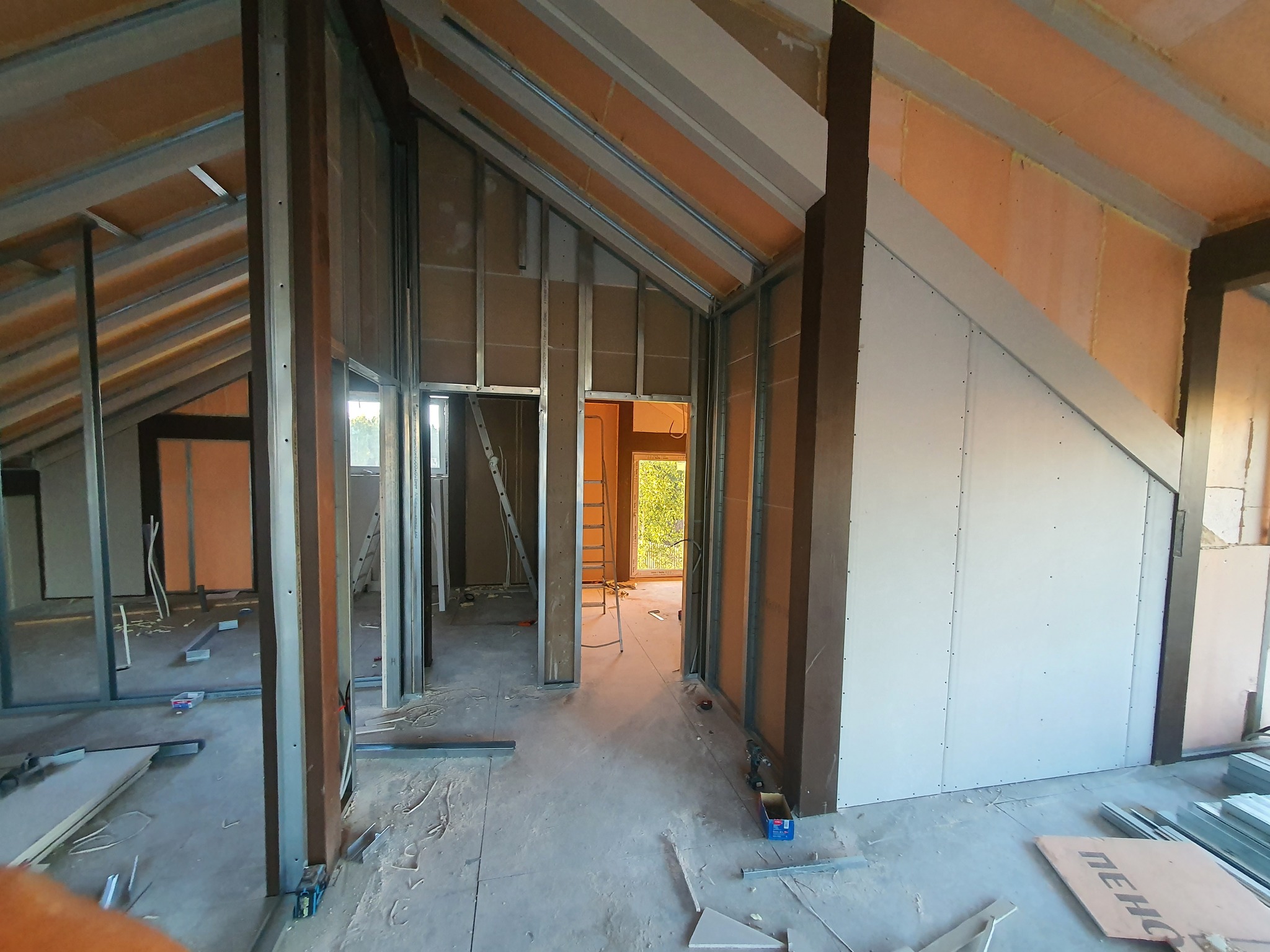 Construction and life in a private house. Part 2. Rough finishing - My, Home construction, Building, Repair, Longpost