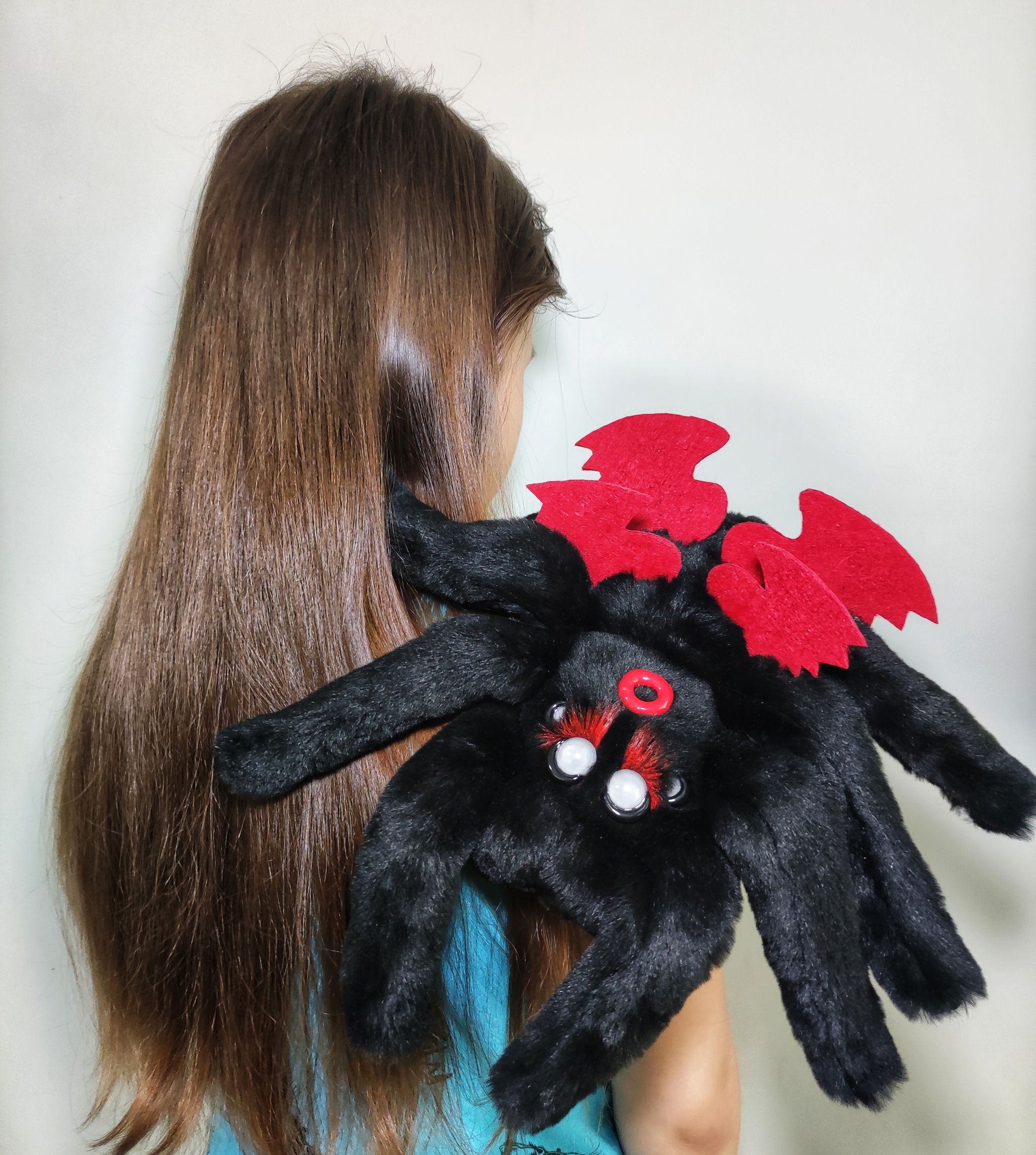 Category: Sorry, there's a spider on your back! - My, Toys, Spider, Needlework without process, Creation