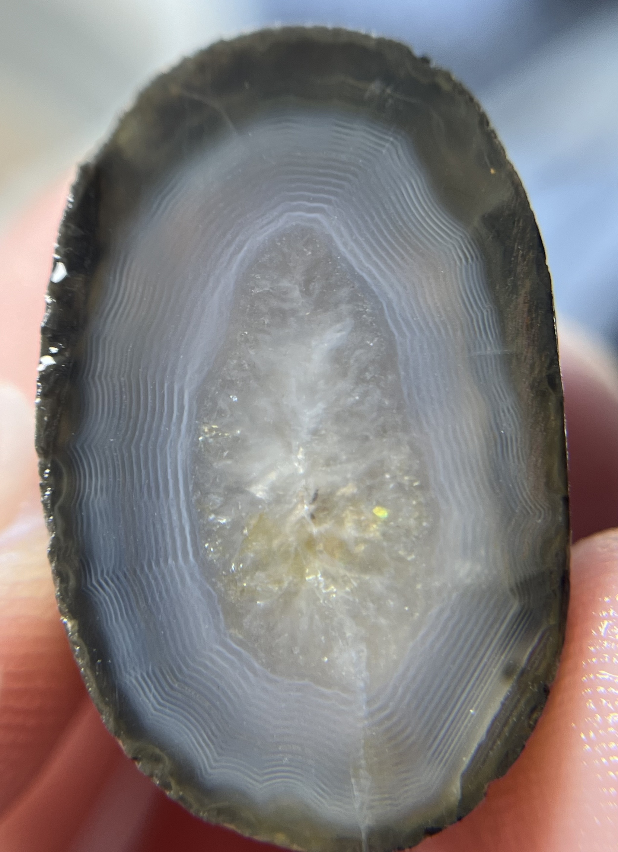 What's inside the stone? We cut and look. Part 4 - My, Agate, Saw cut, Longpost