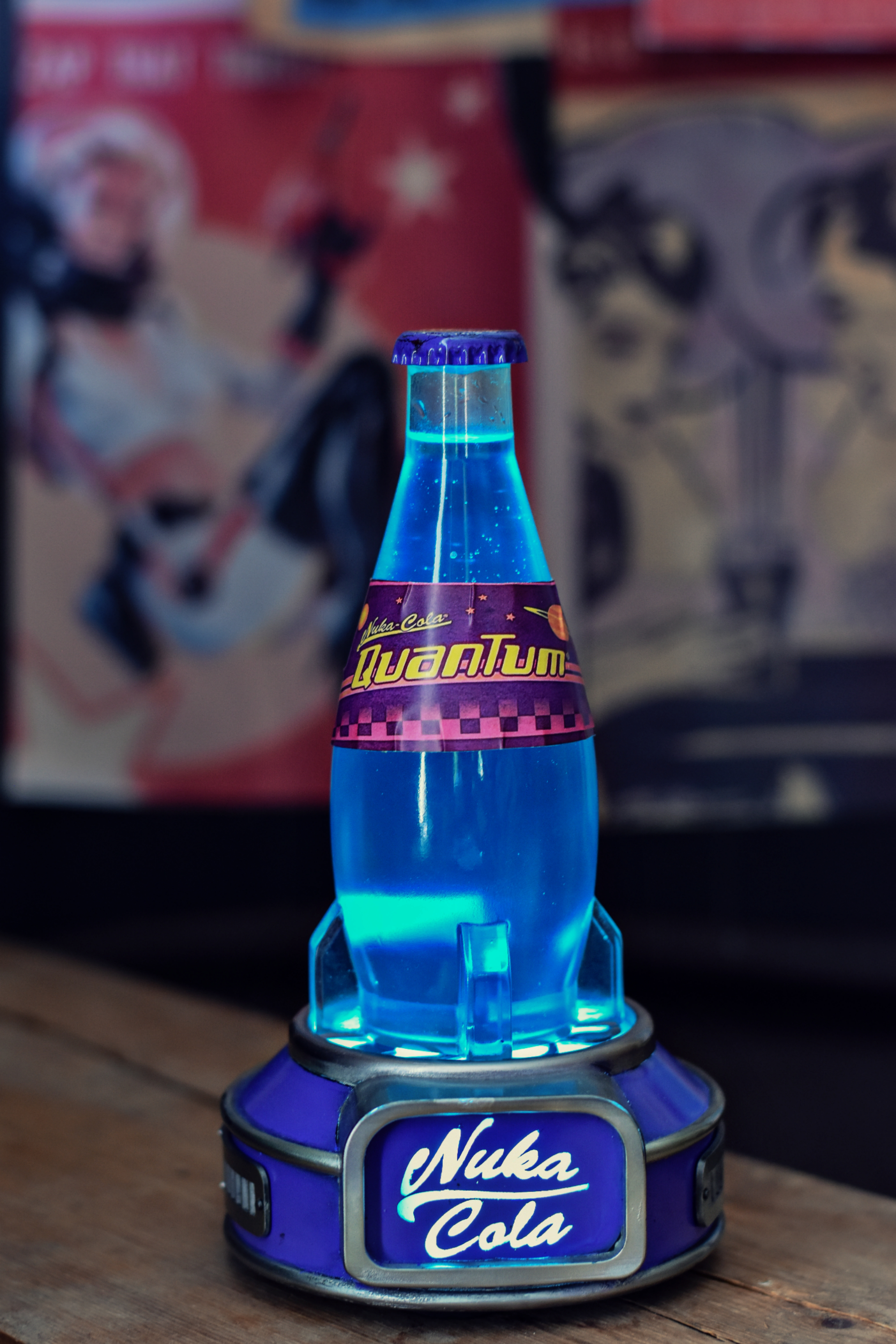 Nuka-Cola Quantum lamp - My, 3D печать, 3D modeling, With your own hands, Fallout, Nuka Cola, Nuka Cola quantum, Computer games, Merch, Electronics, Models, Craft, Video, Vertical video, Longpost, Needlework without process