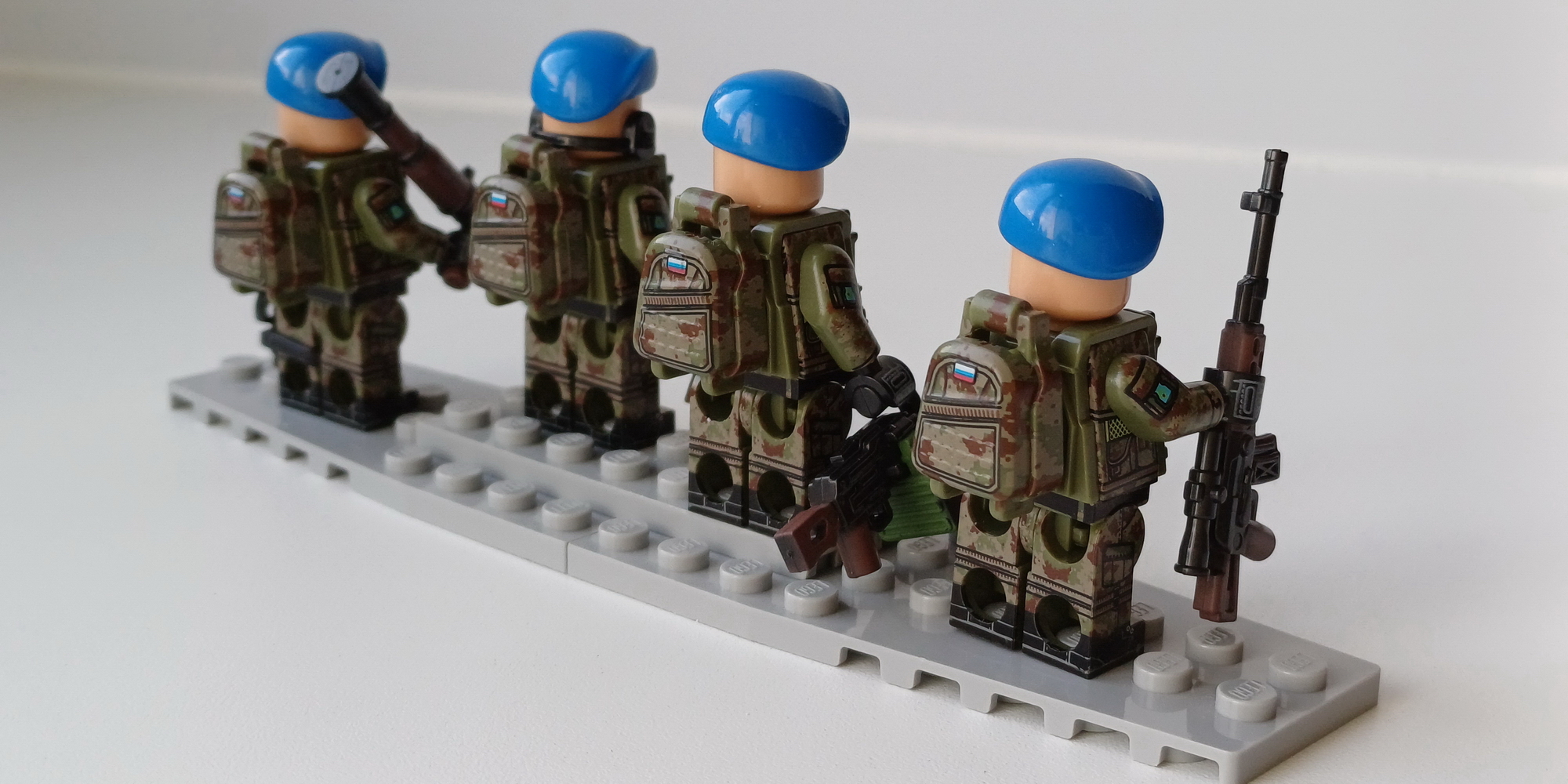 From the sky to battle - My, Collecting, Constructor, Paratroopers, Longpost