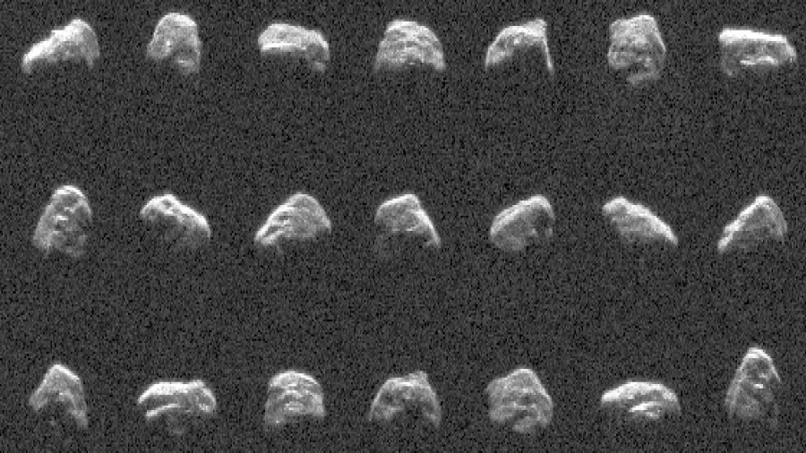 Two asteroids from NASA - Astronomy, NASA, Space, Asteroid, GIF