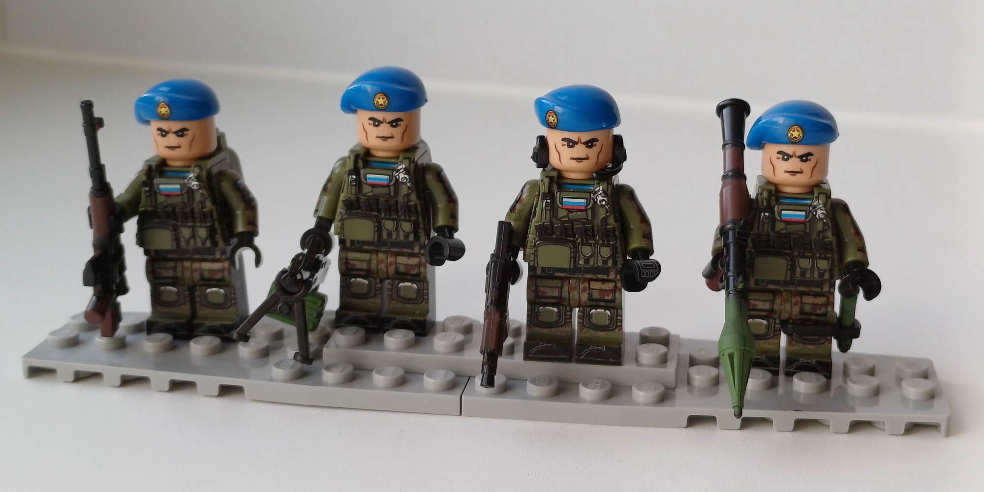 From the sky to battle - My, Collecting, Constructor, Paratroopers, Longpost